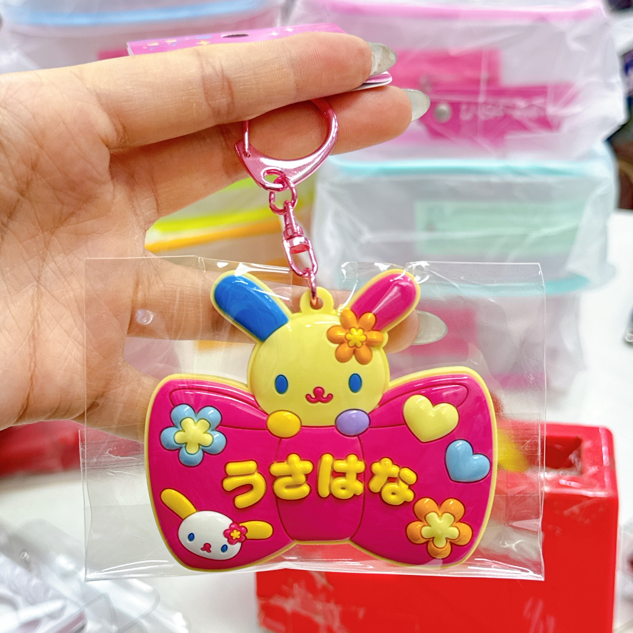 日本直送Sanrio 公仔鎖匙扣掛飾連鏡