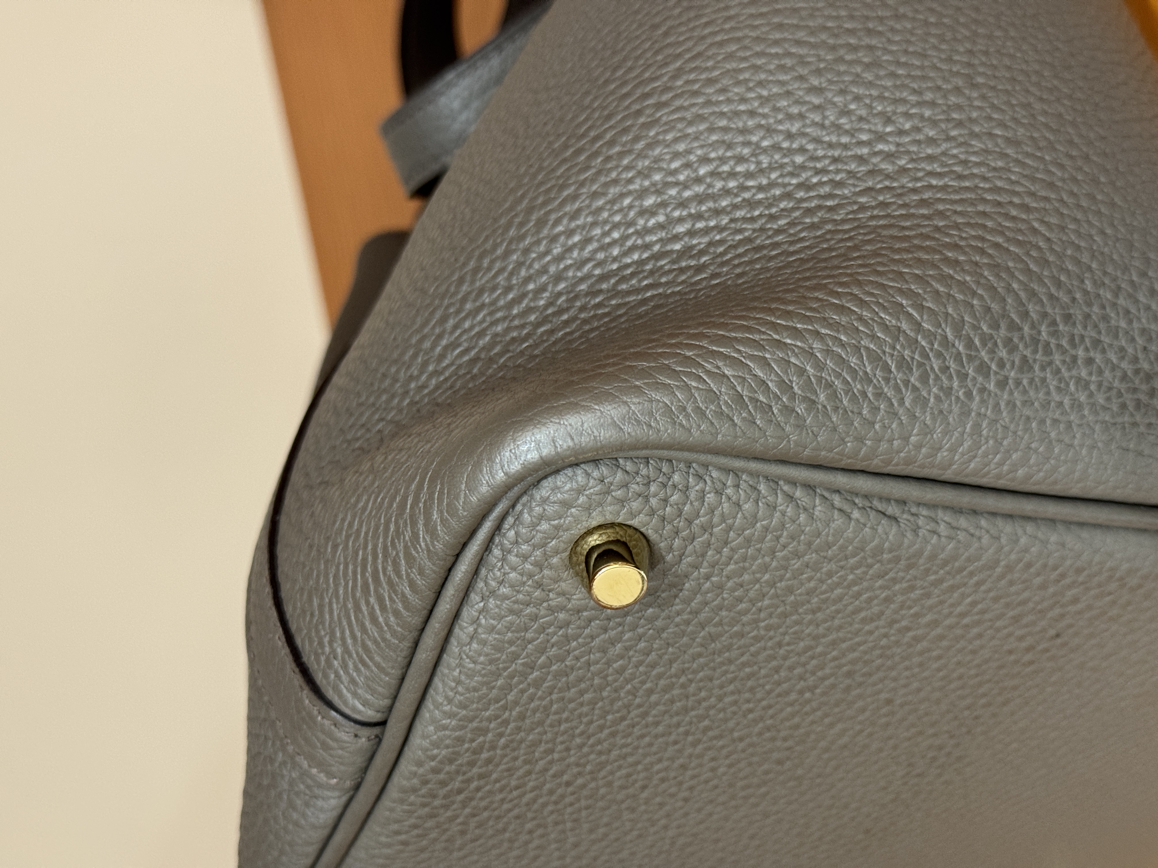 Pre-Owned HERMES P18 / Stamp Y / 錫器灰 