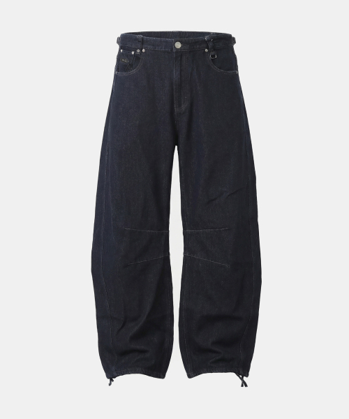 Viper 301 Semi-Curved Pants - Blue Denim - 바이퍼 301 세미 커브드 팬츠 - 블루데님