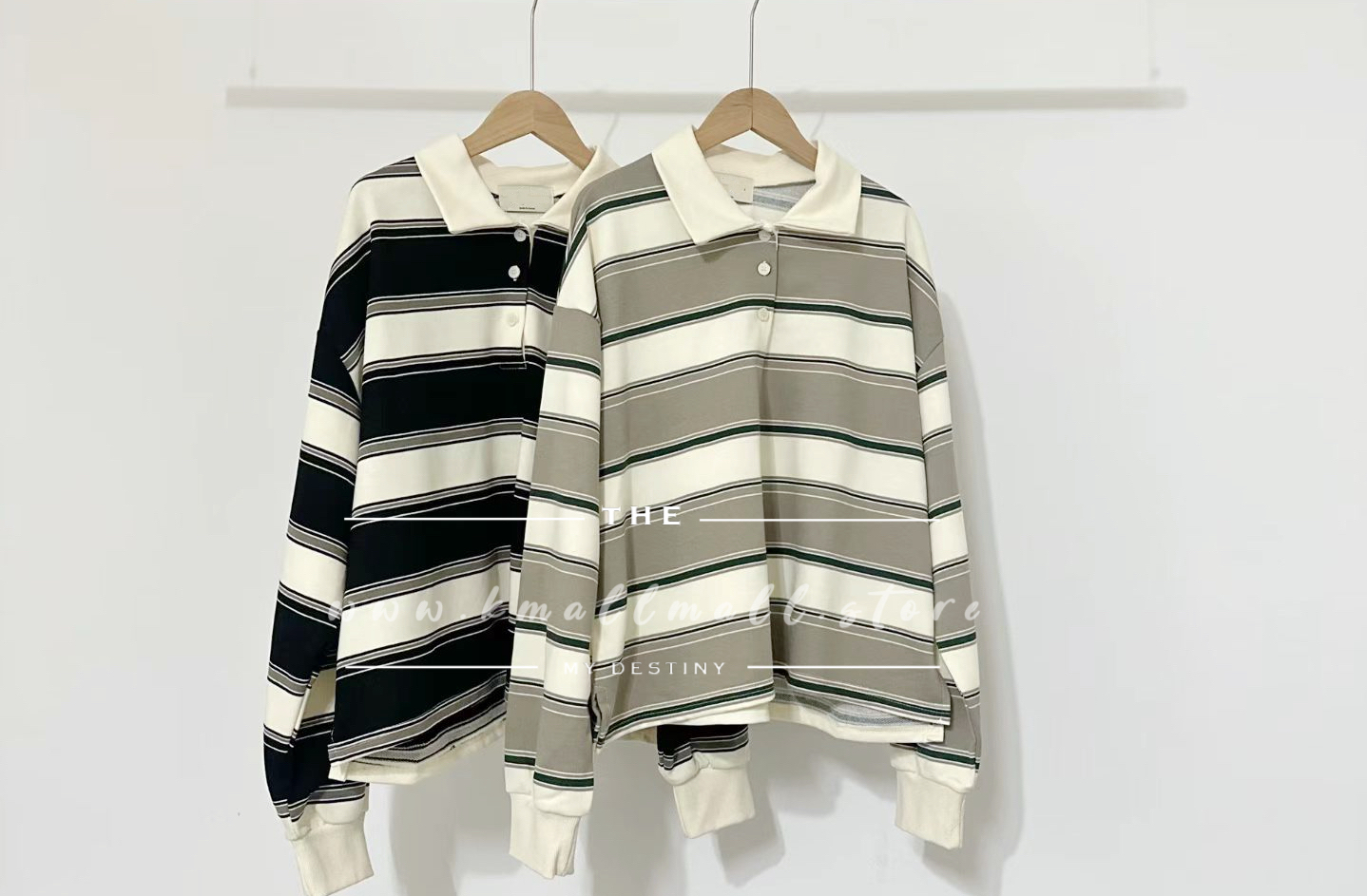 🍂Fall Pre order🍂 橫間Polo領Top