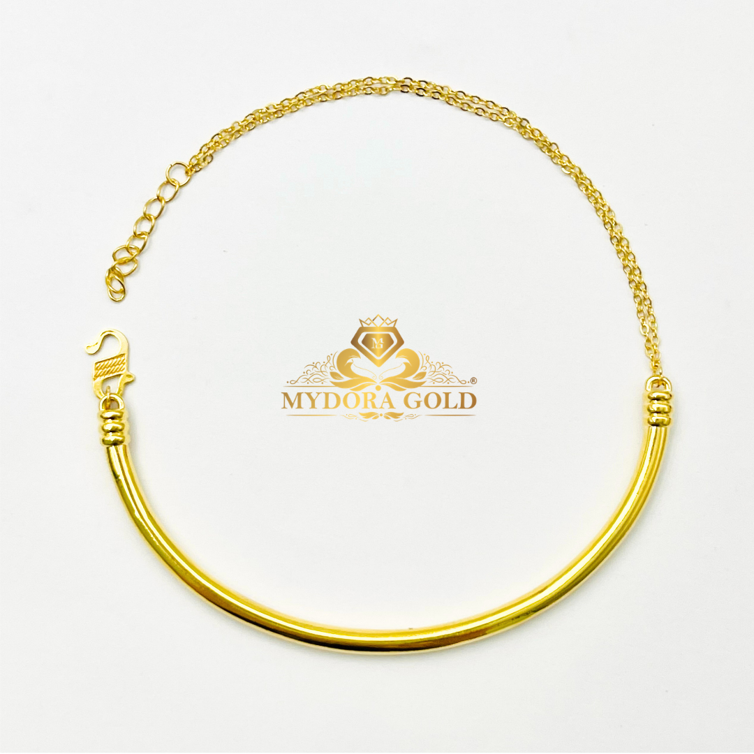 MYDORA Gelang Fesyen PDR Half Round l EMAS 916/22K