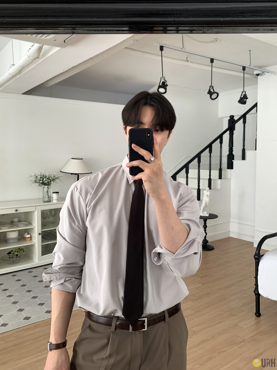 【100%保證韓國直送】[1+1 EVENT]經典簡約日常半寬鬆恤衫 [9 color] RL114773