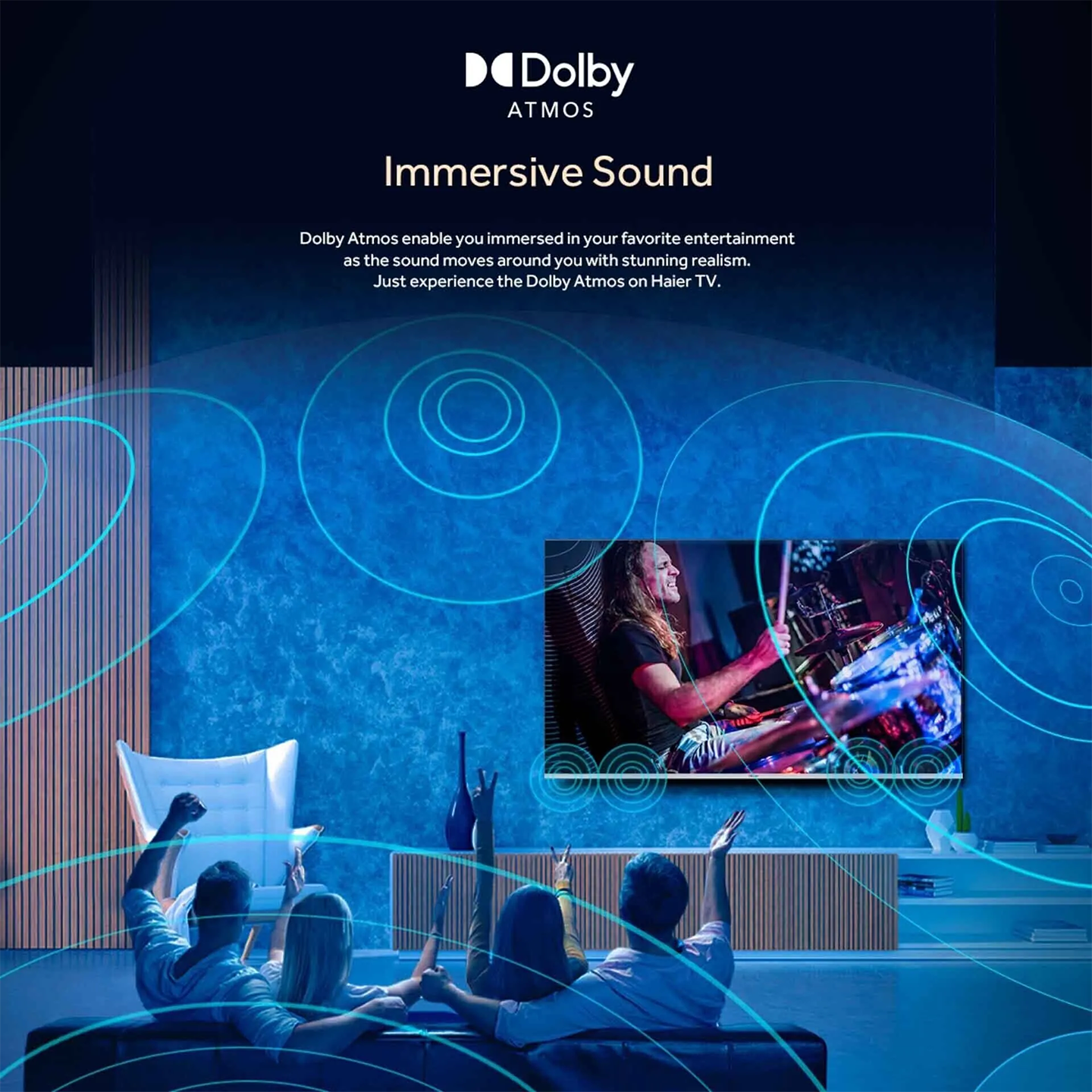 Haier 65" HQLED 4K Smart TV (H65M80FUX)