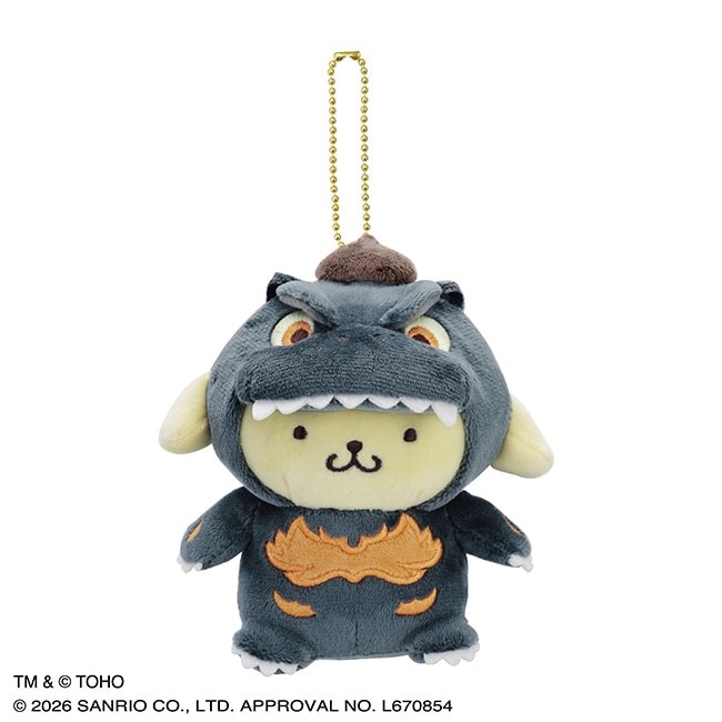 [訂購] [日本製] GODZILLA SANRIO CHARACTERS 吊飾 {TF260733}