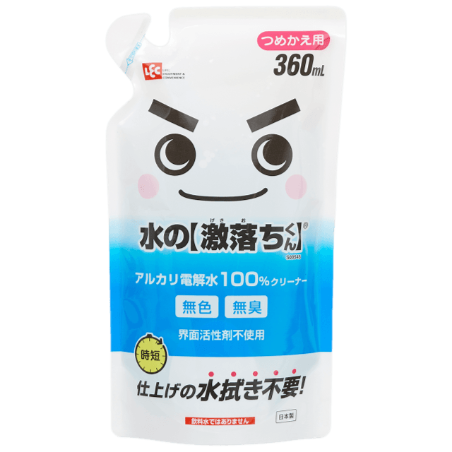 LEC  [激落君]水性清潔劑(除菌消臭功能)360ml補充庄 [平行進口]