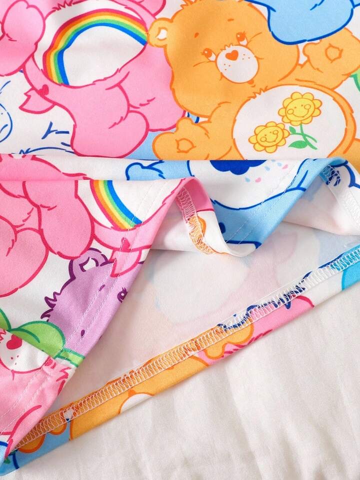 🌈🐻可愛熊印花長袖上衣