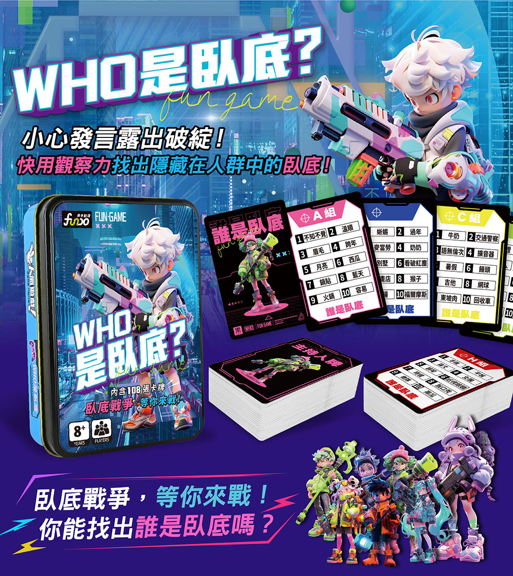 【樂多動漫】WHO是臥底?