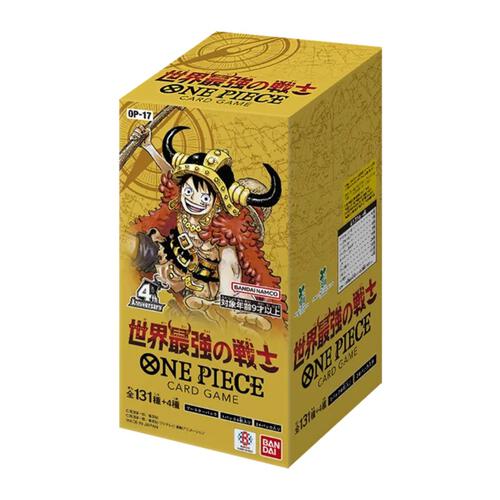 [OP-17] ONE PIECE CARD GAME 補充包 世界最強的戰士 原盒 BOX