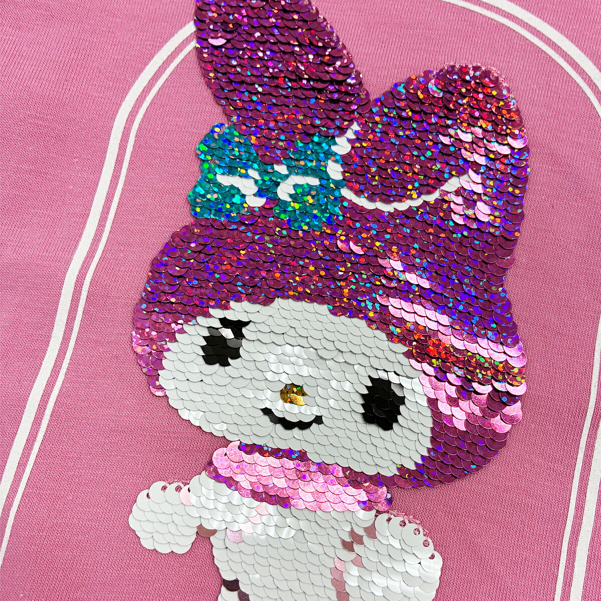 🆕【⭐訂購⭐】 🇯🇵日本直送 🌀#Sanrio 荷葉邊閃閃珠片長袖 tee［6款選］ 🌀[PLIA-0058] [261009]