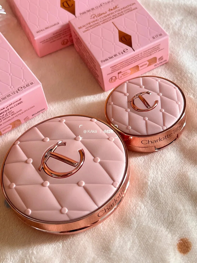 🆕新色0.5N❗️Charlotte Tilbury CT 粉菱格氣墊粉餅 BEAUTIFYING CUSHION FOUNDATION