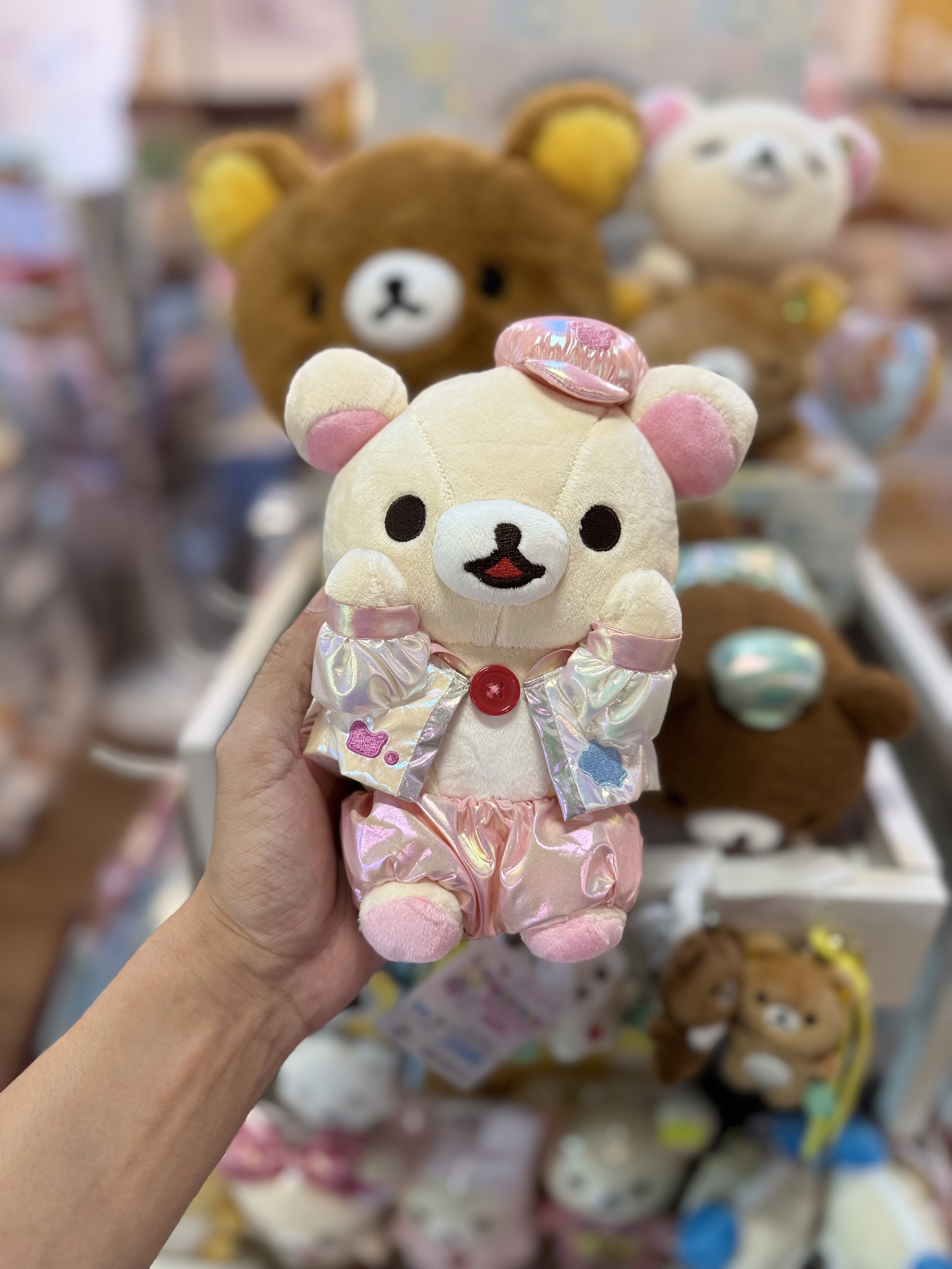 《現貨》全新rilakkuma 實驗室系列公仔 （耳仔可拉（小熊帽子可拉））