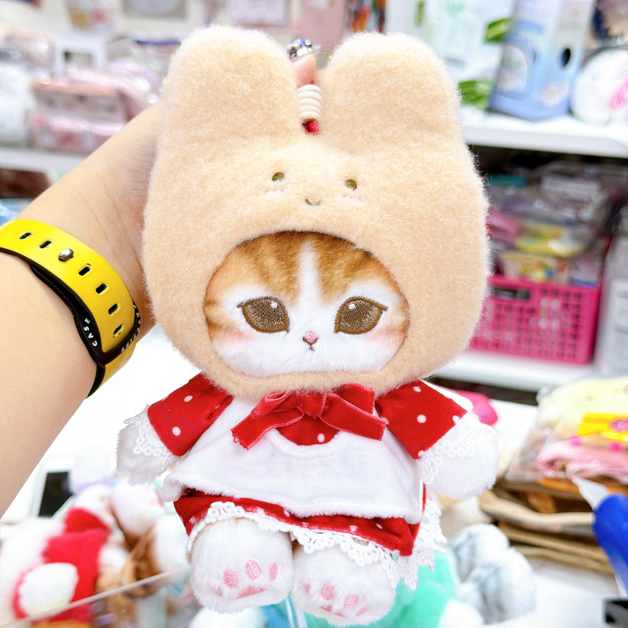 日本直送Sanrio mofusand 合作系列新款公仔掛飾