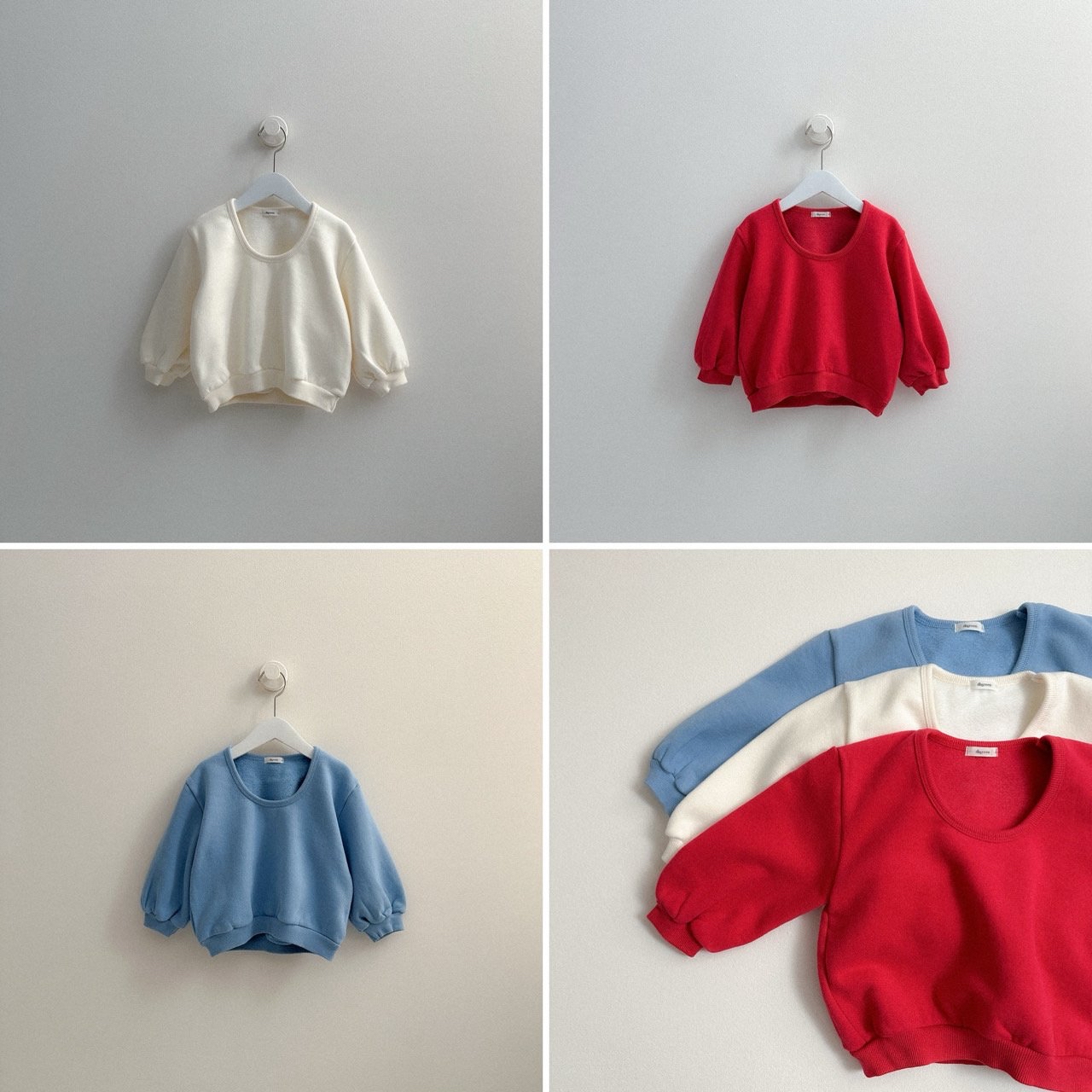 Digreen | Deep U-Neck Sweatshirt 