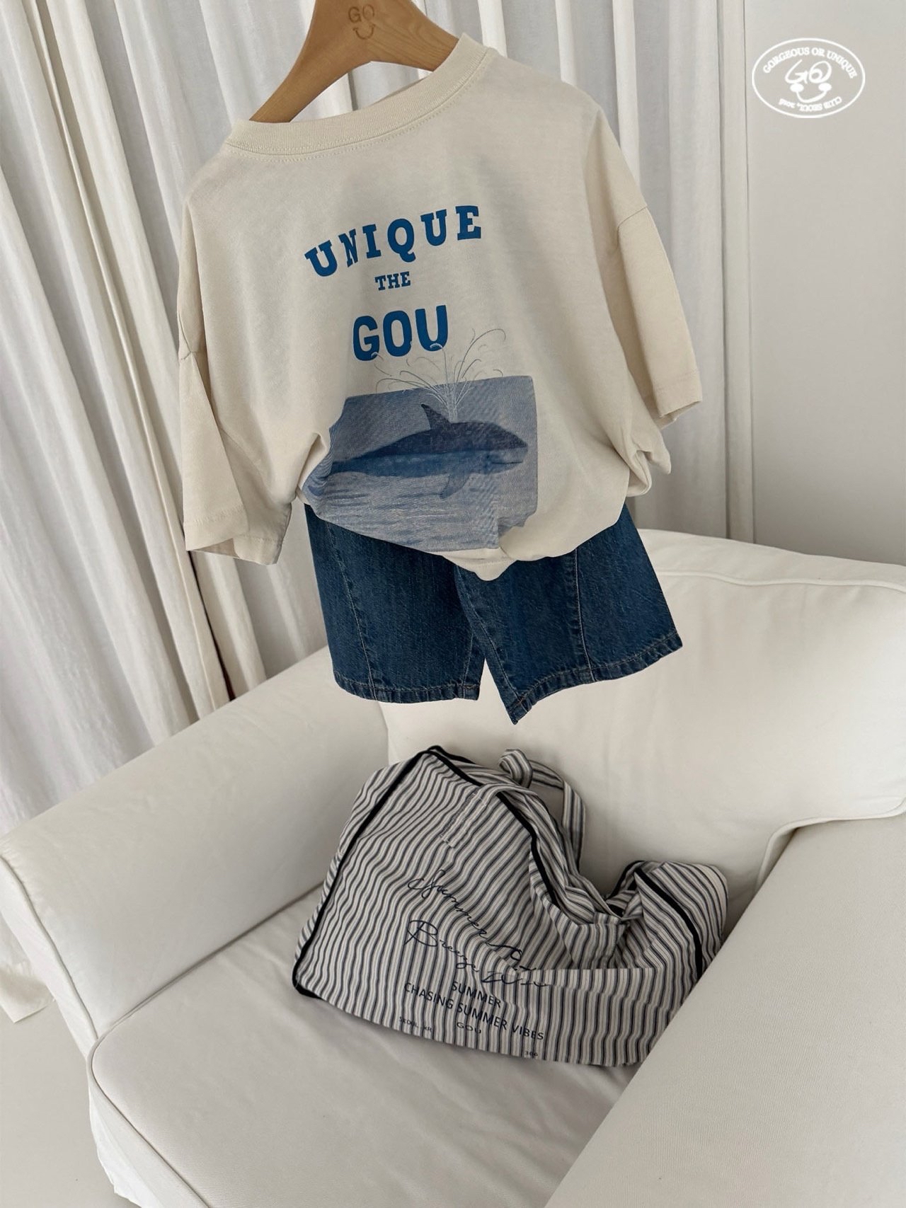 Gou | oversize T (M100-110) 款式為鬆身款