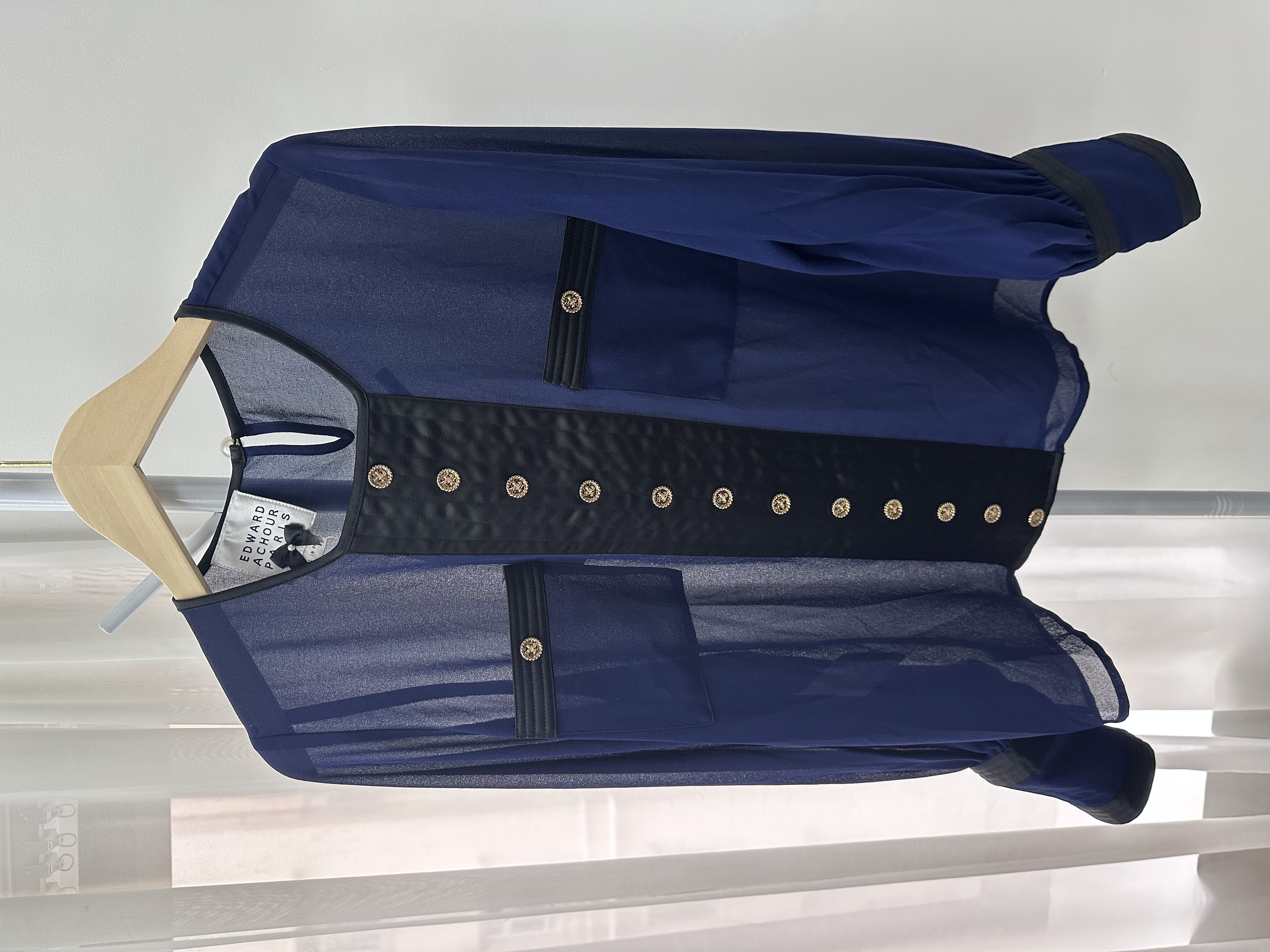 Pre-owned Edward Achour Paris chiffon shirt / Product Code: 26041225