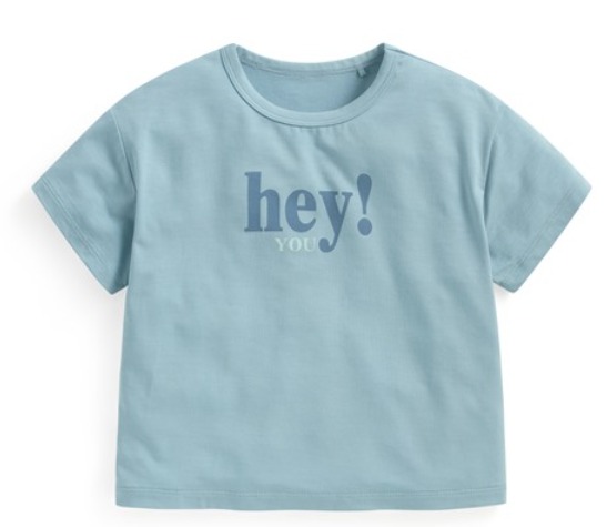 莫代爾文字印花上衣-Baby