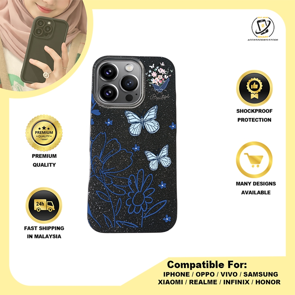 BLING CASE PHONE FOR IPHONE - DESIGN BUTTERFLY G