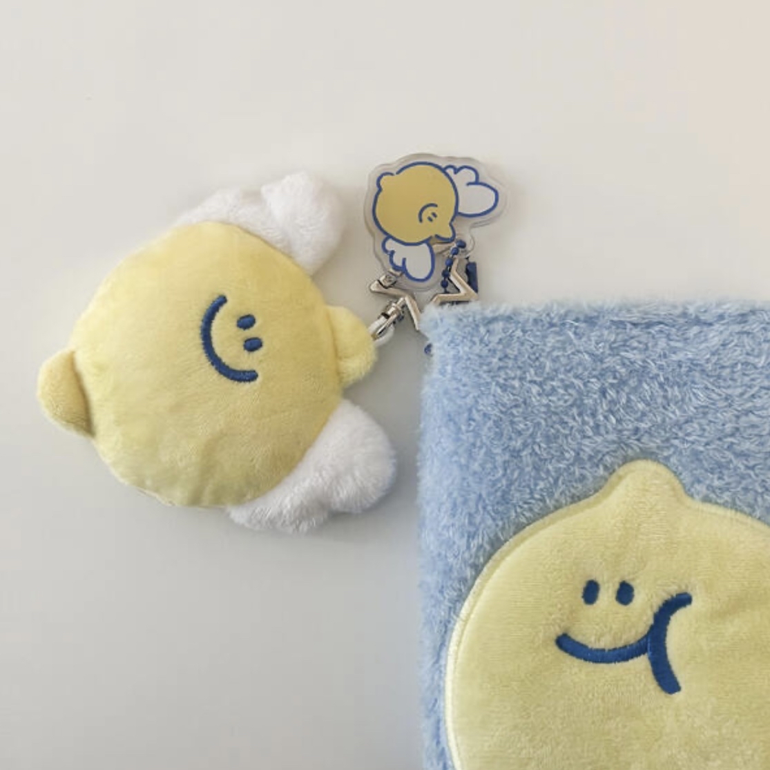 [SECOND MORNING] Semo Angel 公仔匙扣隨身鏡 (2款)