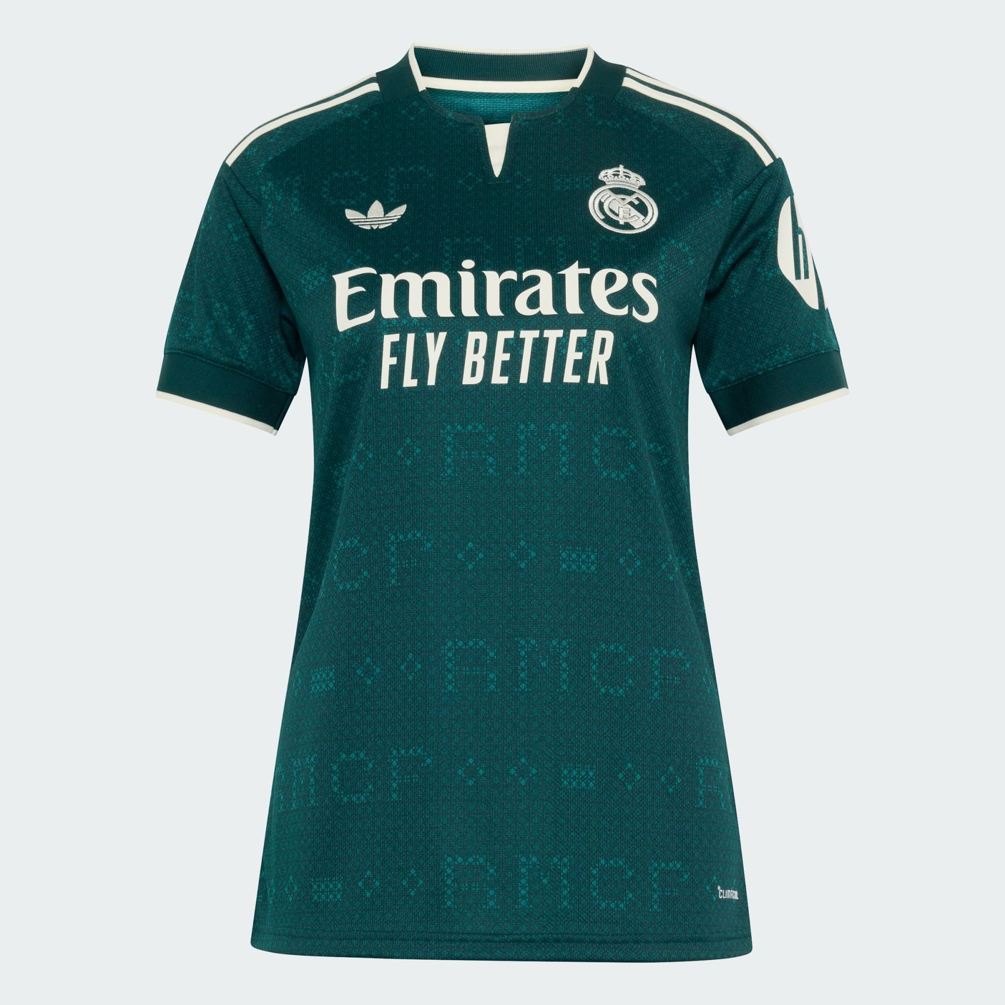 💚典雅的暗綠色調 Adidas Real Madrid 皇家馬德里 2026-27 作客女裝球迷版球衣 (可加印字章) KC3990