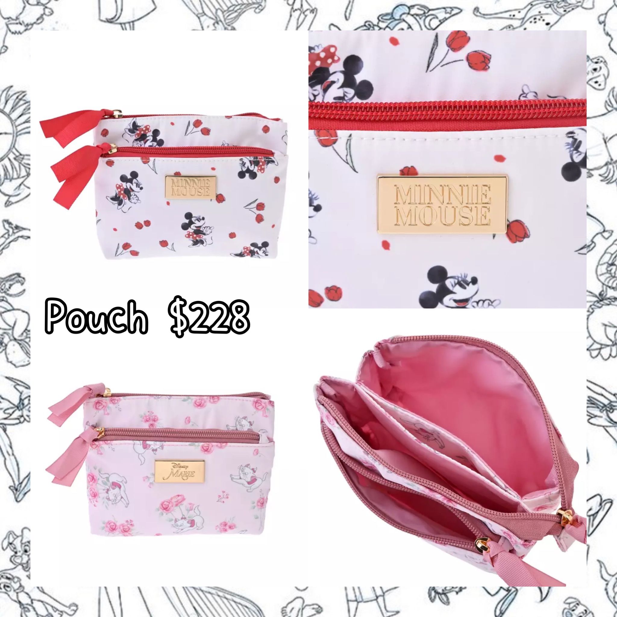 ：日本：FLORAL PRINT 31/3 日本發賣 POUCH