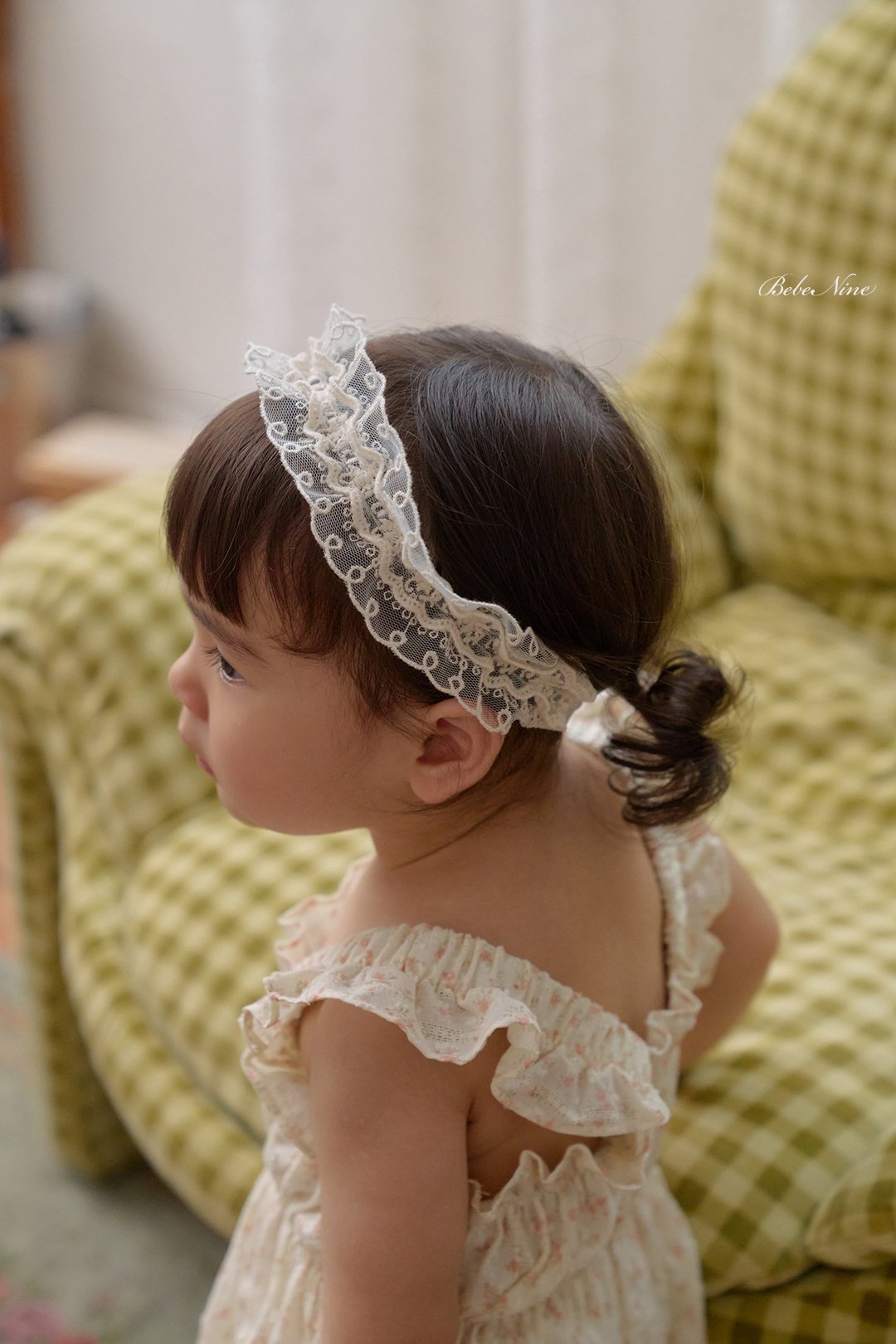 ☀️預訂 韓國直送☀️🇰🇷Bebenine蕾絲花邊髮帶兩件套
