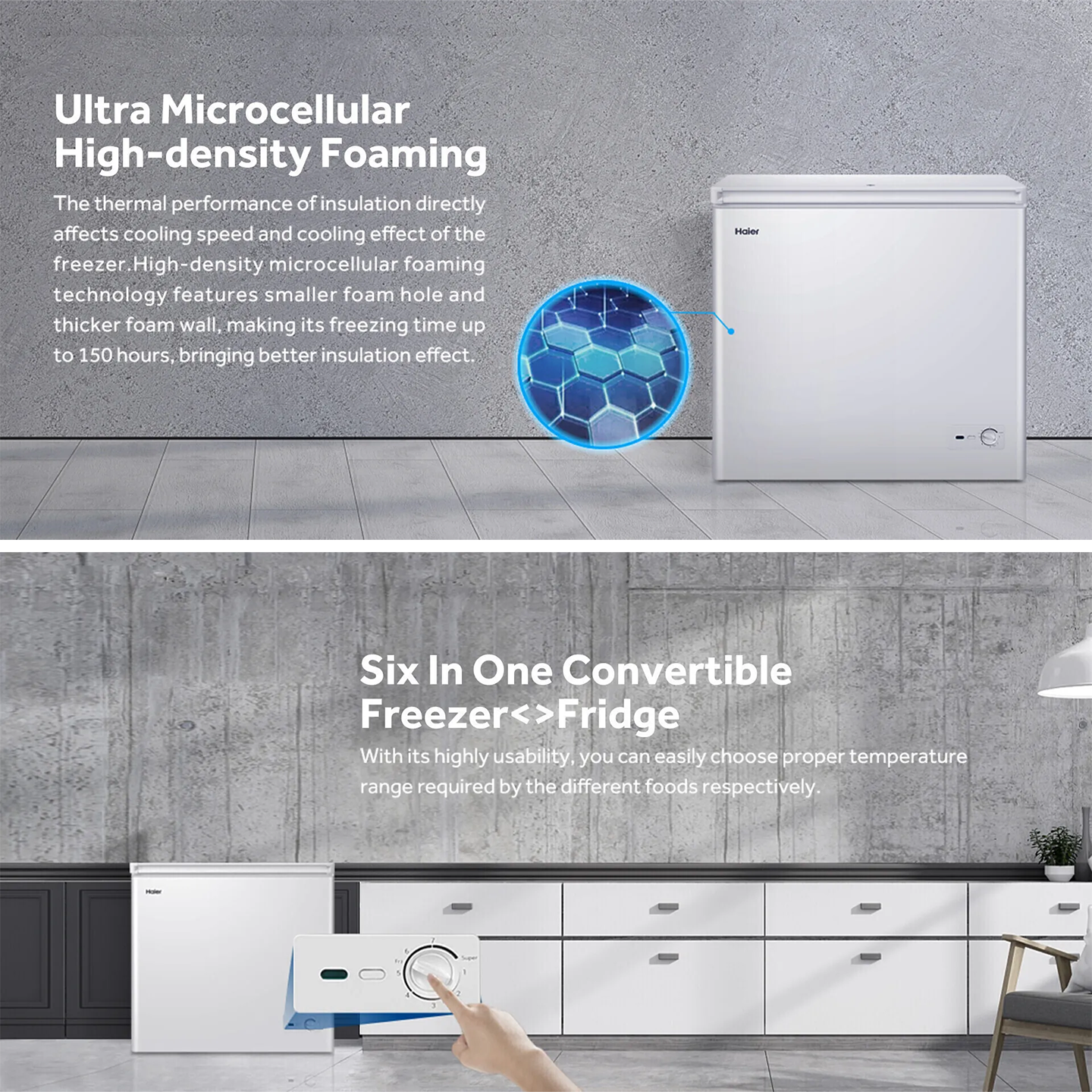 Haier 136L Chest Freezer (HCF-136M)