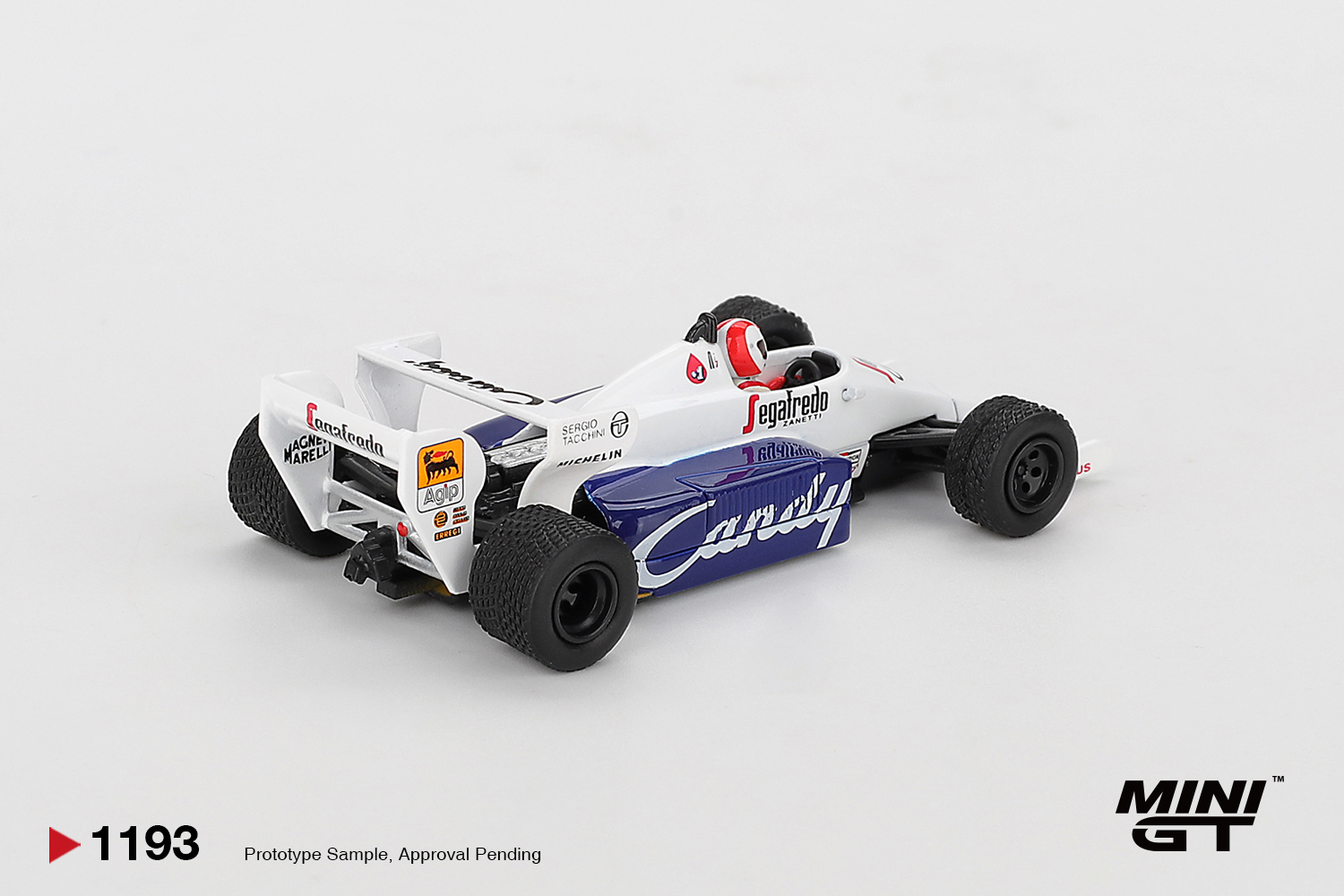 Mini GT 1/64 Toleman TG184 #20 Johnny Cecotto 1984 Monaco Grand Prix - MGT01193-L