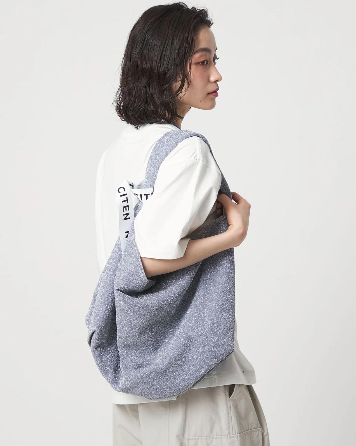 CITEN Metallic One Handle Tote