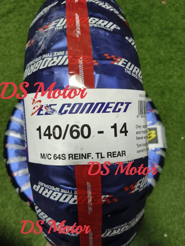 Eurogrip Tayar Rim 12 13 14 15 17 Inci Bee Connect Tyre 110/70-13 120/70-13 130/70-13 150/70-13 120/70-15 90/80-14 100/80-14 70/90-17 80/90-17 90/80-17 140/70-17