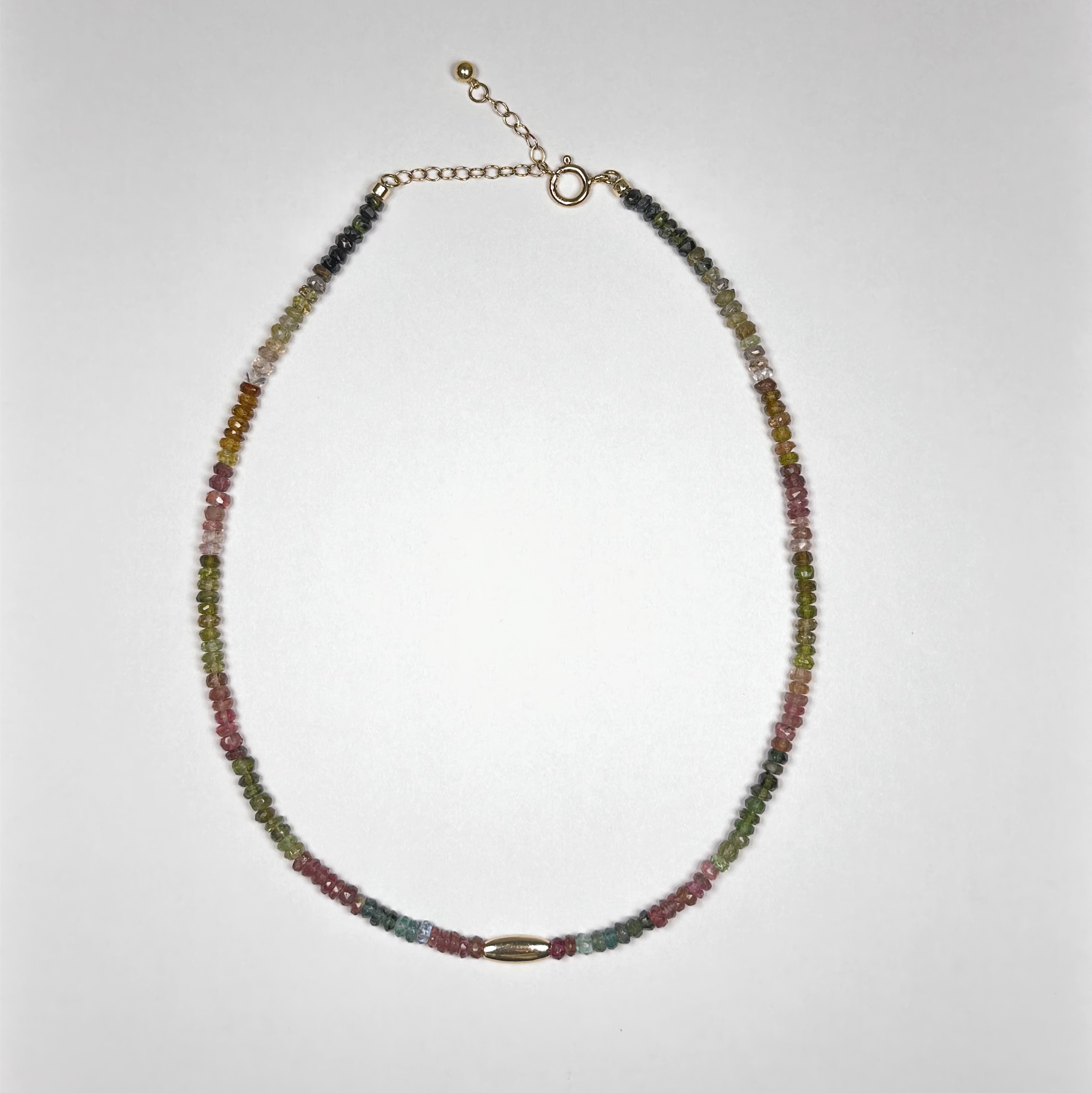 彩虹碧璽鎖骨鏈/頸鏈 - Tourmaline Necklace