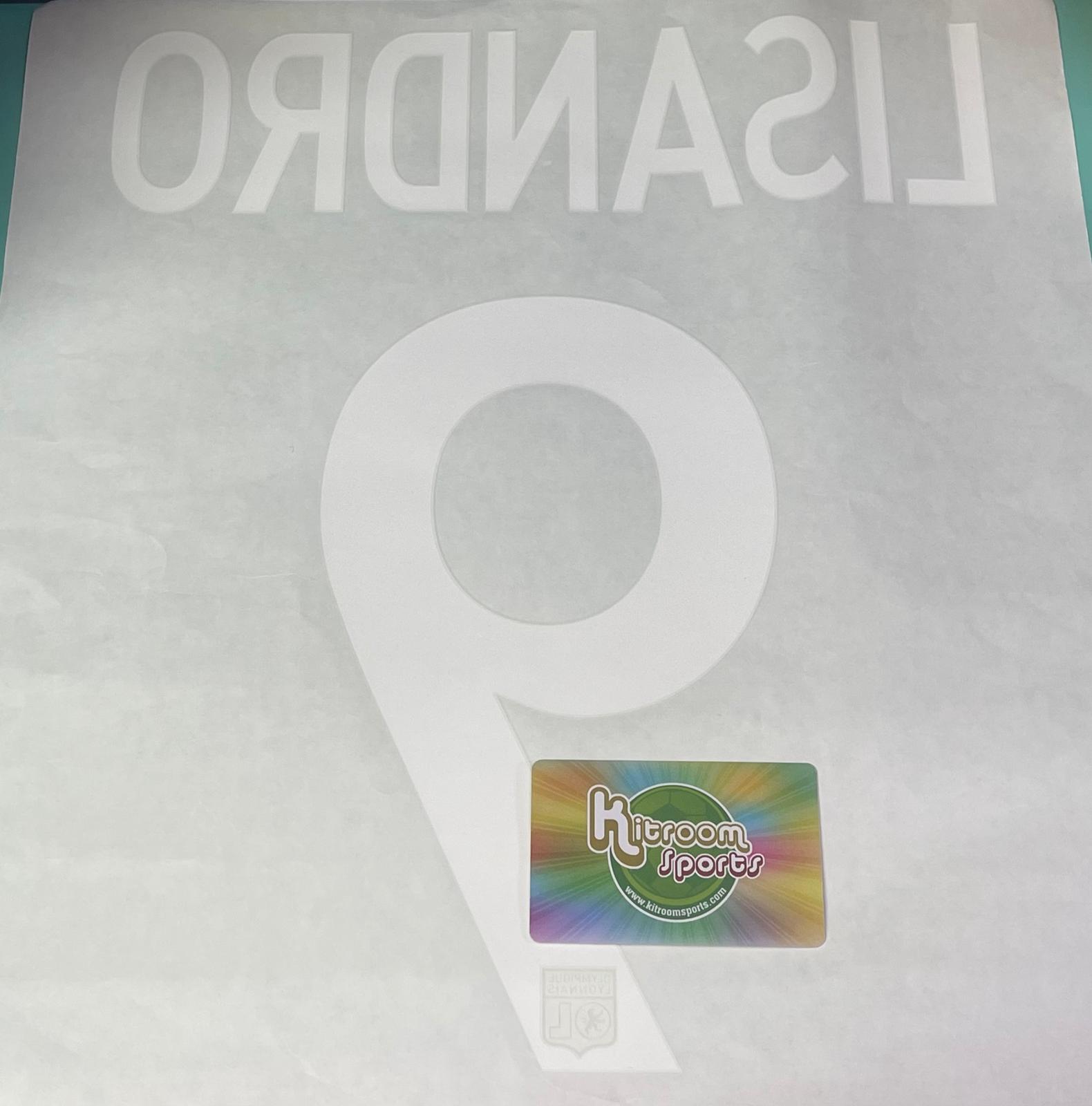 2013-14 Olympique Lyonnais 3rd Nameset #9 LISANDRO