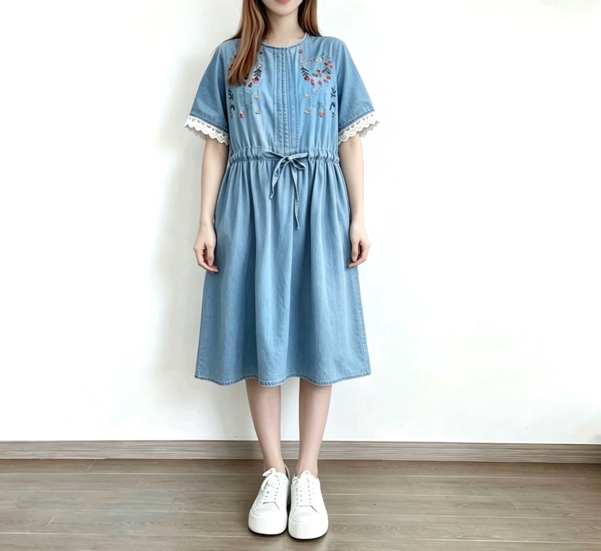 ☀️夏日優惠☀️ 牛仔棉刺繡花束繩Ops