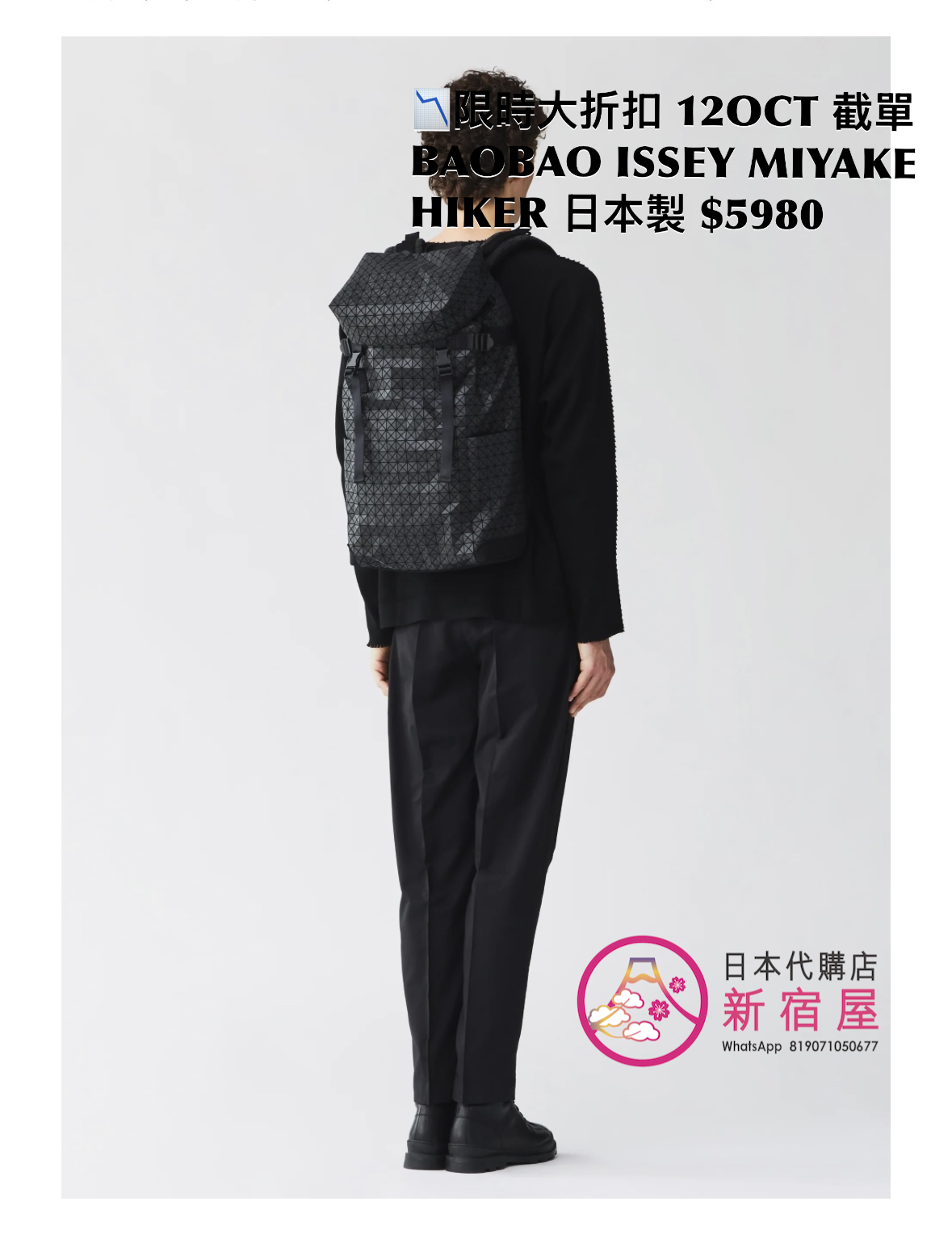 BAOBAO ISSEY MIYAKE HIKER