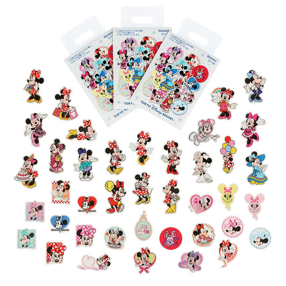 【預訂】TDR Minnie 貼紙 40p