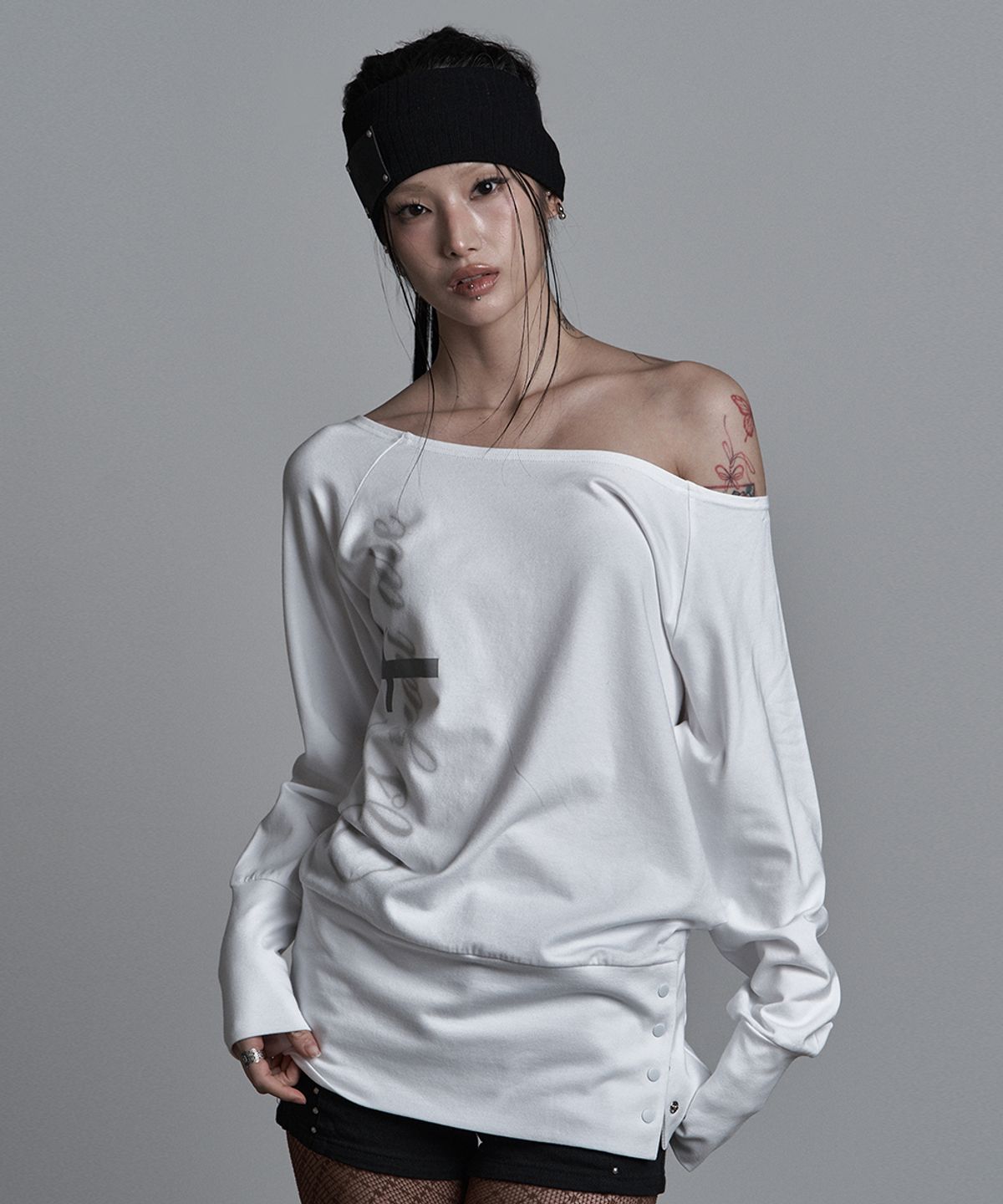 🇰🇷訂購｜asur 26SS｜Cross under snap long sleeve 4色 