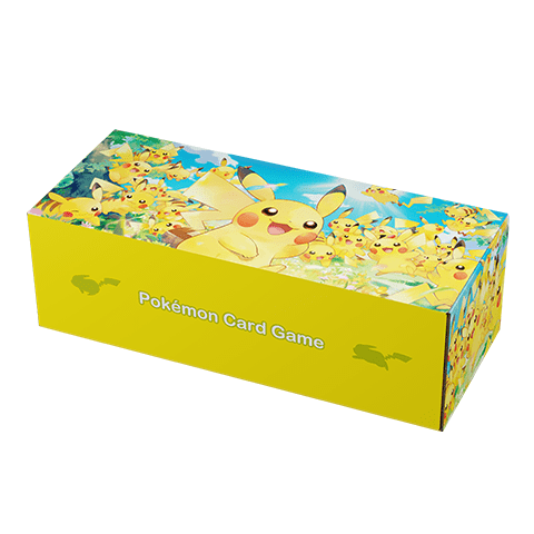 Pokemon Long Card Box - Pikachu DaiShuGo(皮卡丘大集合)寶可夢大型紙質收納盒 - 9343280