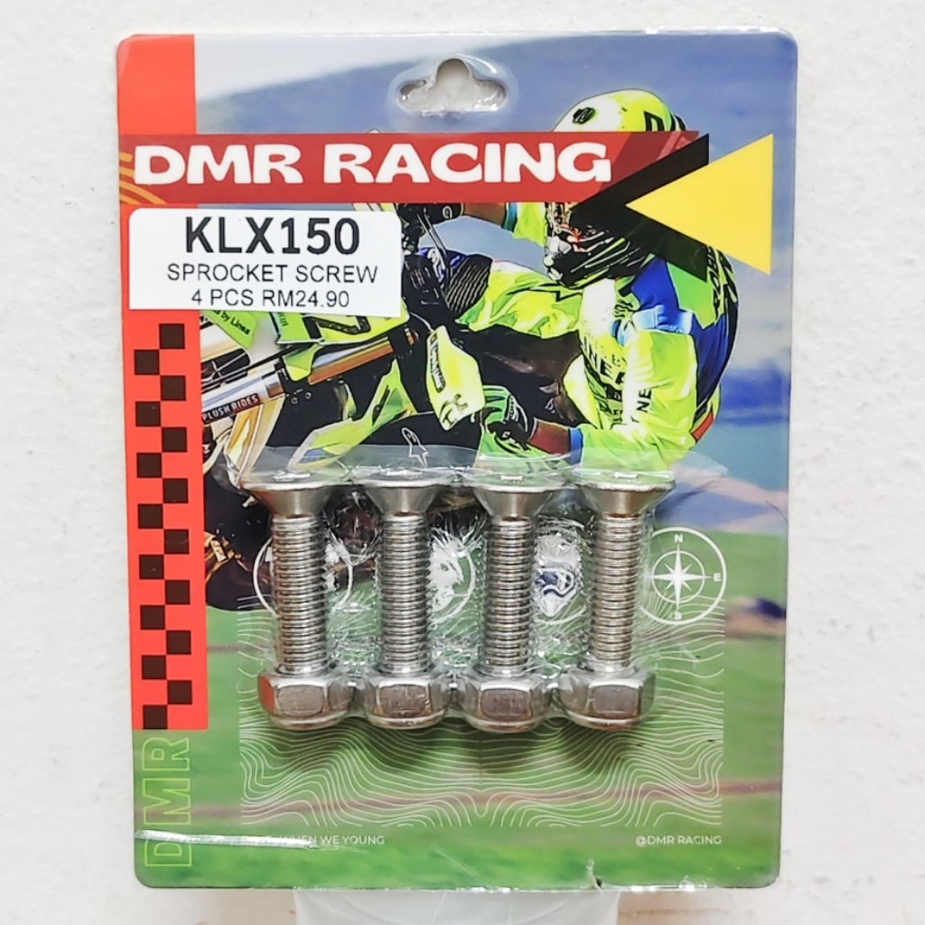 KAWASAKI KLX150 Sprocket Screw Set 4pcs Steel