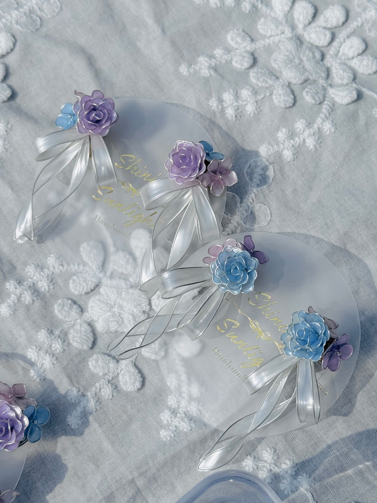 手工花朵髮夾套裝