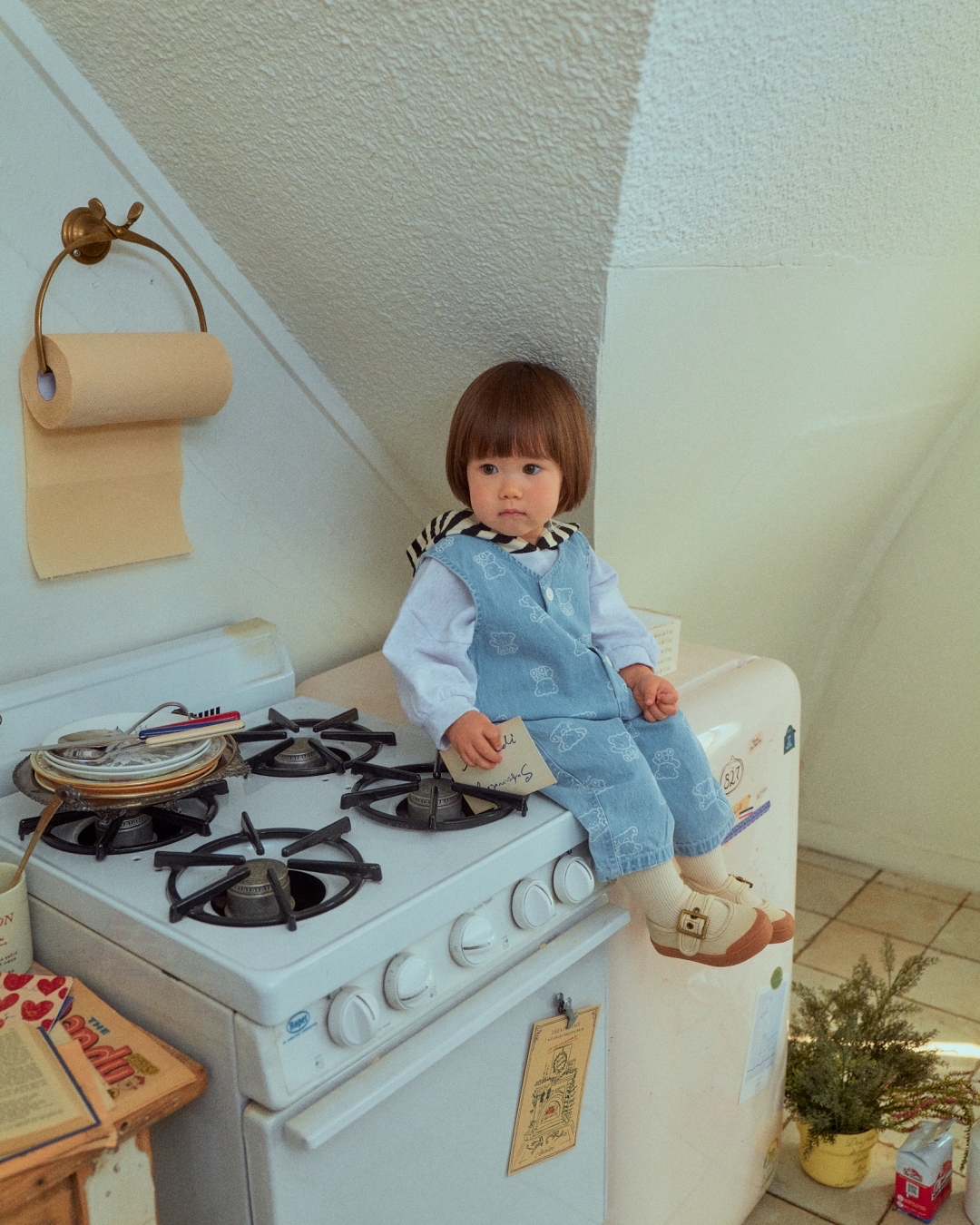 🇰🇷Oottbebe overalls 