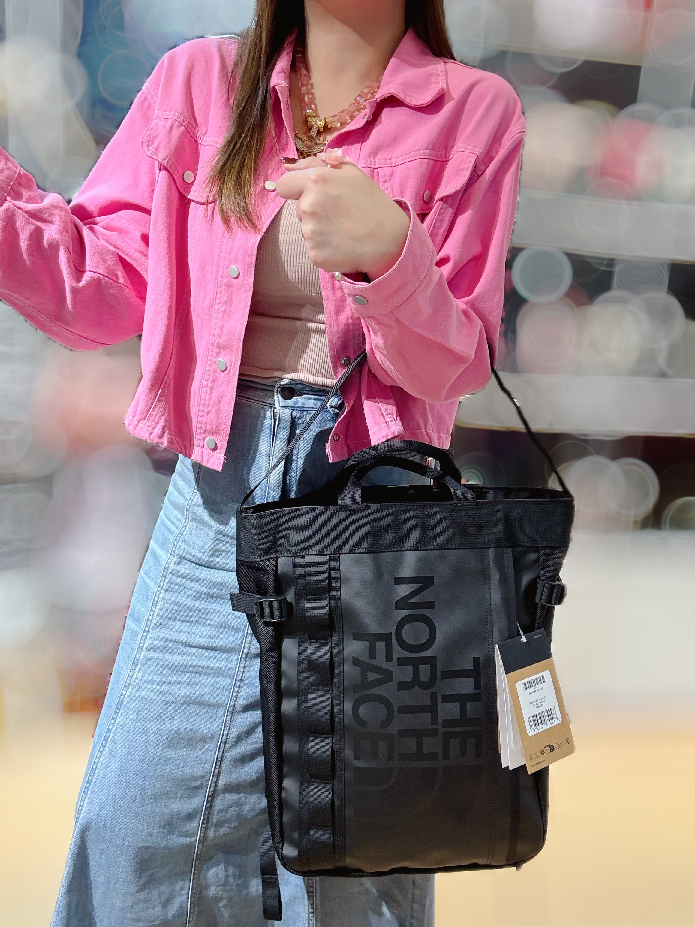 The North Face backpack blk