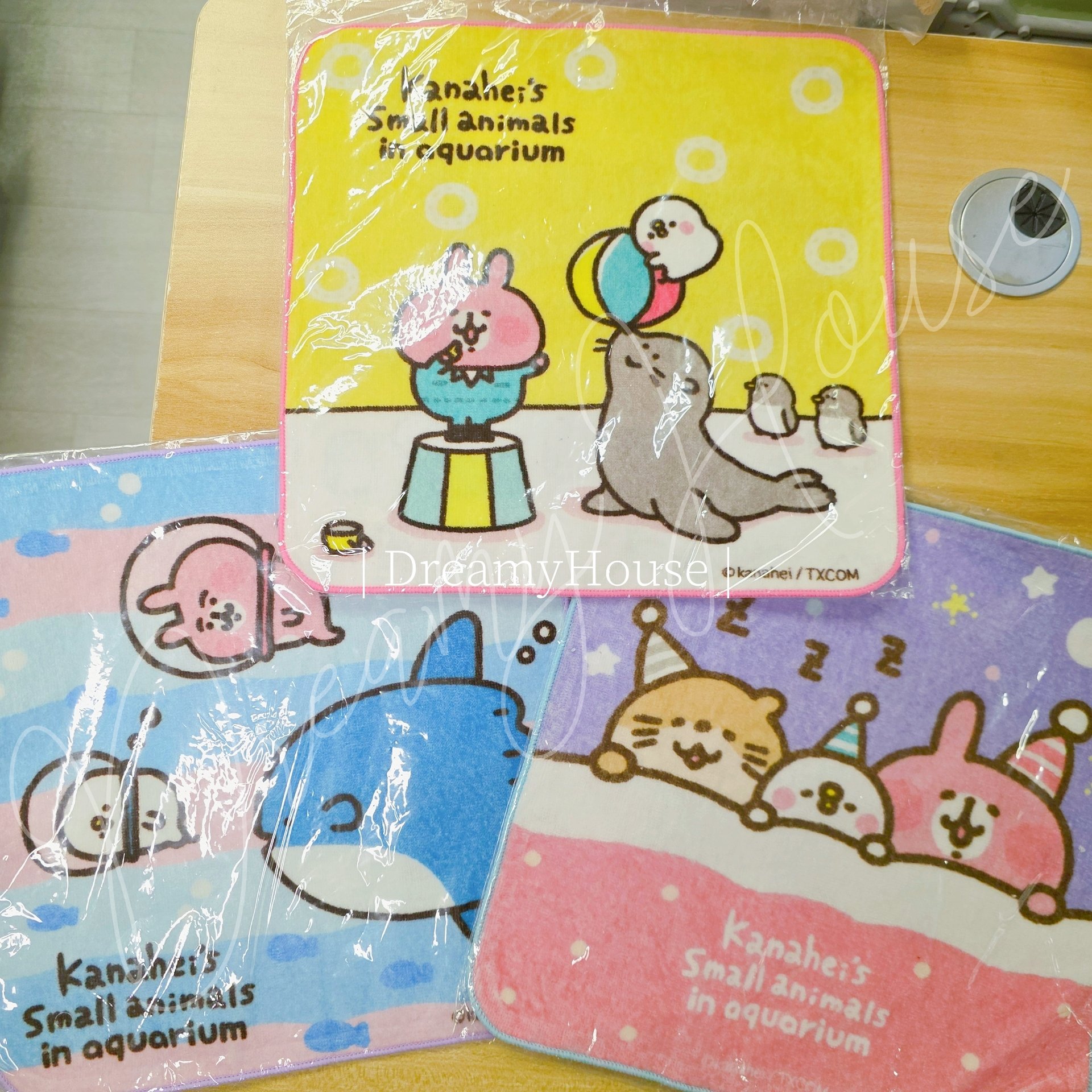 日本 kanahei 水族館限定 手巾 毛巾 方巾