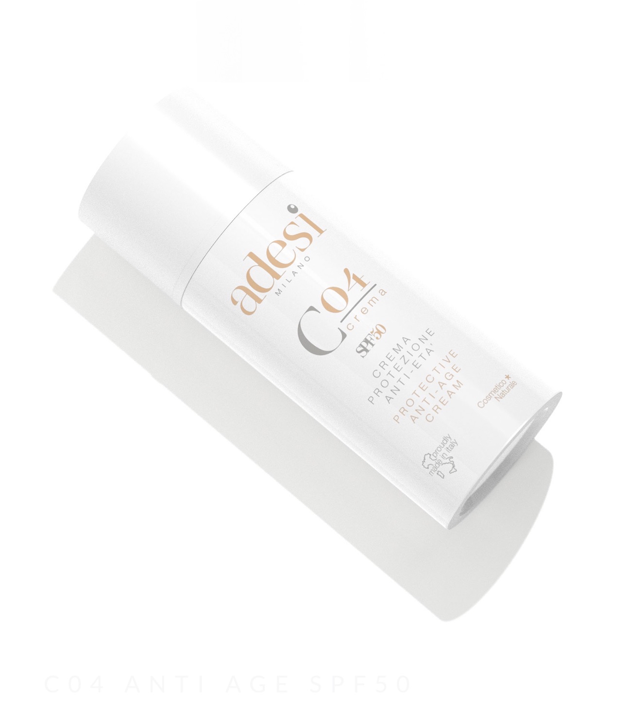 C04 防曬SPF50  100ml adesi 意大利🇮🇹貴婦級天然有機品牌【於直播優惠期內購買 S01抗痘平衡精華/ S02 強效美白精華／C01  24小時抗老緊緻面霜 / C02 天然美白乳霜/ C04 防曬SPF50】 即可用$100加購下列三款產品其中一款 , 購買一支可加購一支，多買加購限額越多