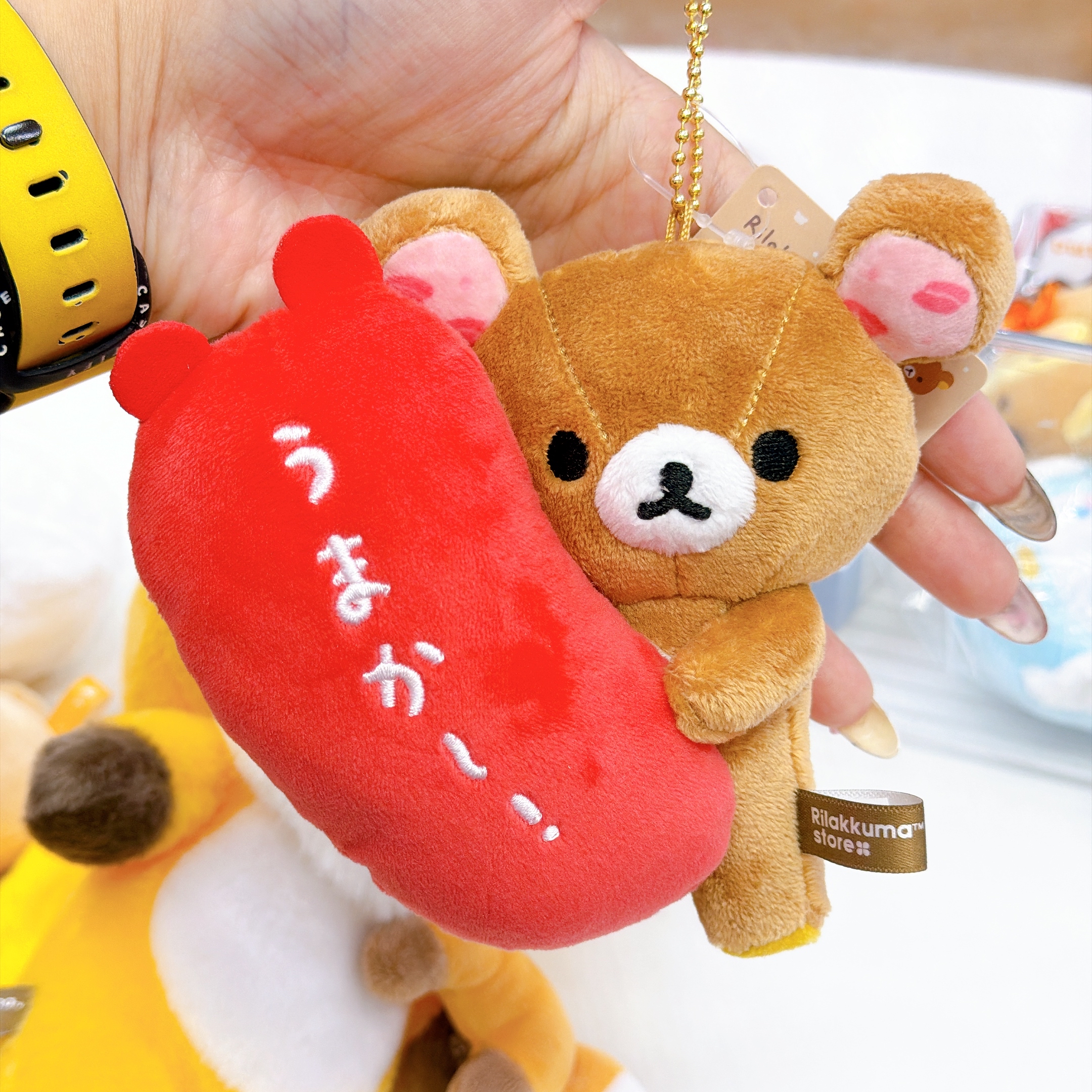 日本直送北海道限定鬆弛熊扮狐狸 公仔/福岡明太子公仔掛飾