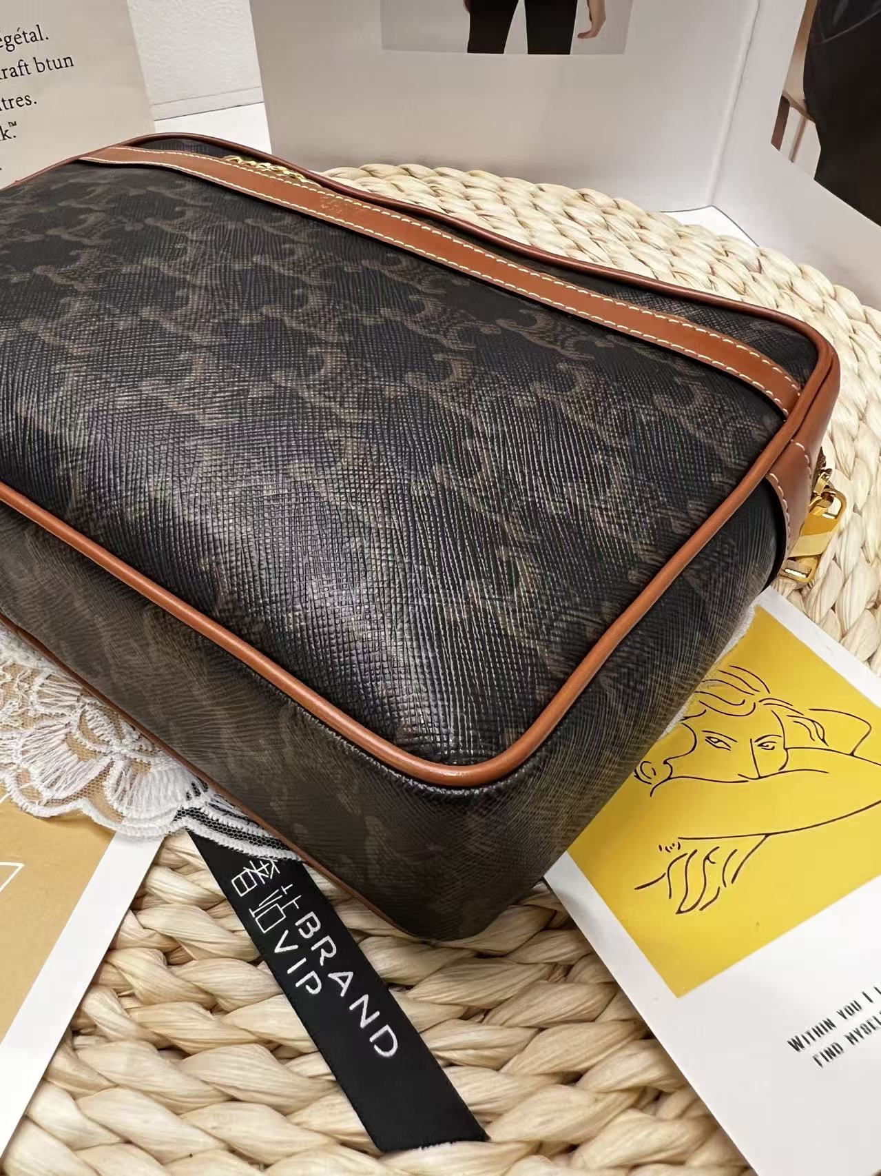Celine Medium Patapans in Triomphe Canvas