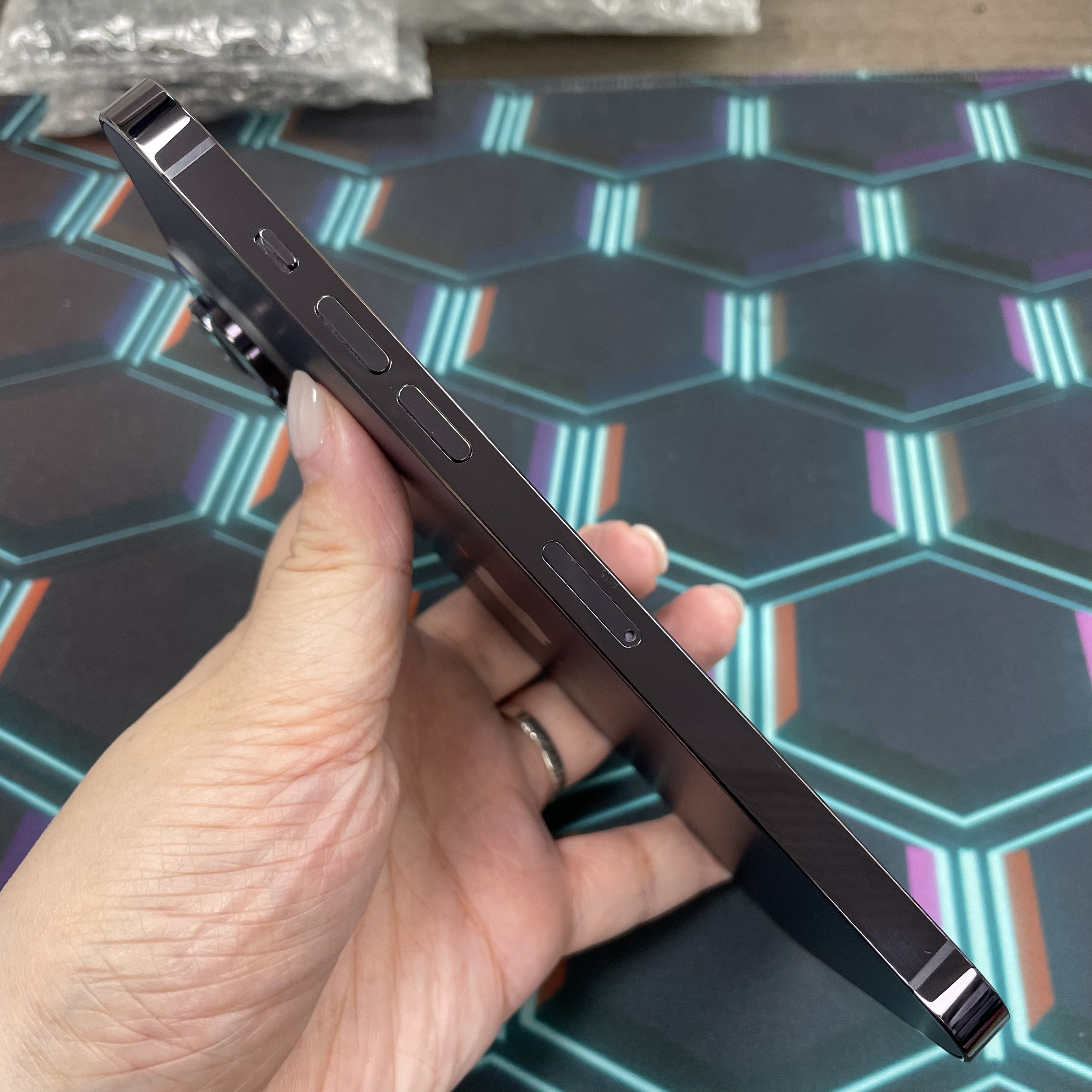 *6615 14 Pro max 完美機 512GB 電100 紫色 purple