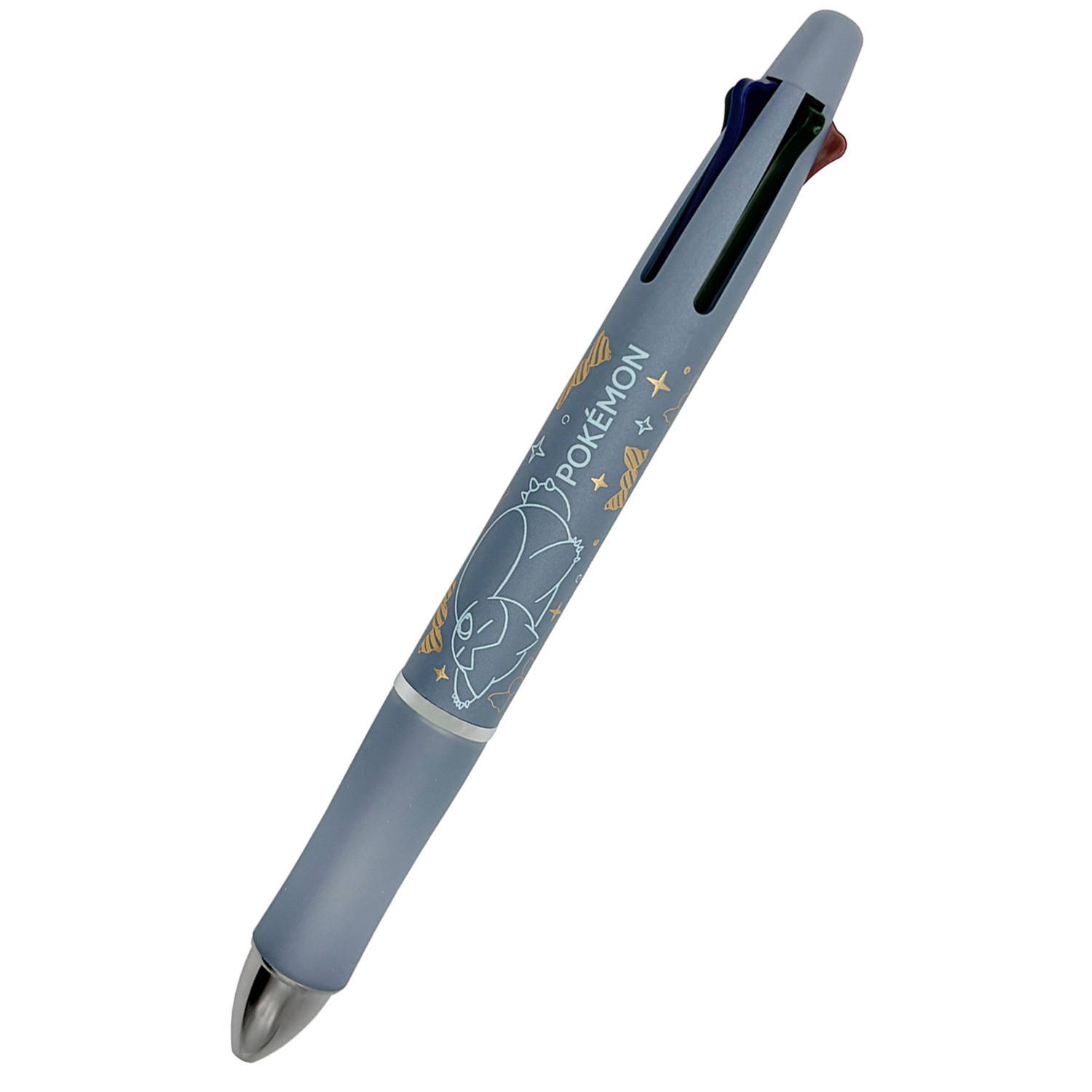 現貨｜Pokemon 卡比獸 Snorlax Pilot Dr.Grip 4+1 日本製 多功能 5用筆 0.5mm 4色原子筆 + 0.5mm 鉛芯筆 (398 7290 04)