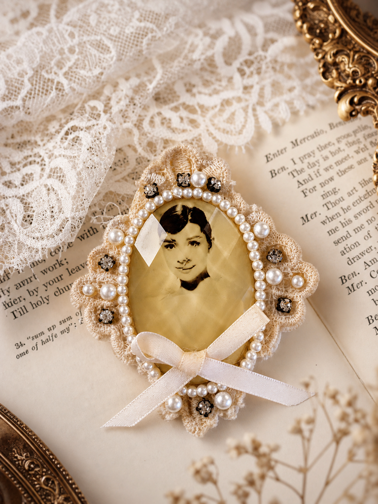 舊時光與法式玫瑰 ∙ 維多利亞宮廷復古手工胸針系列 Memories of Old & French Roses ∙ Victorian Palace Vintage Handmade Brooch Collection