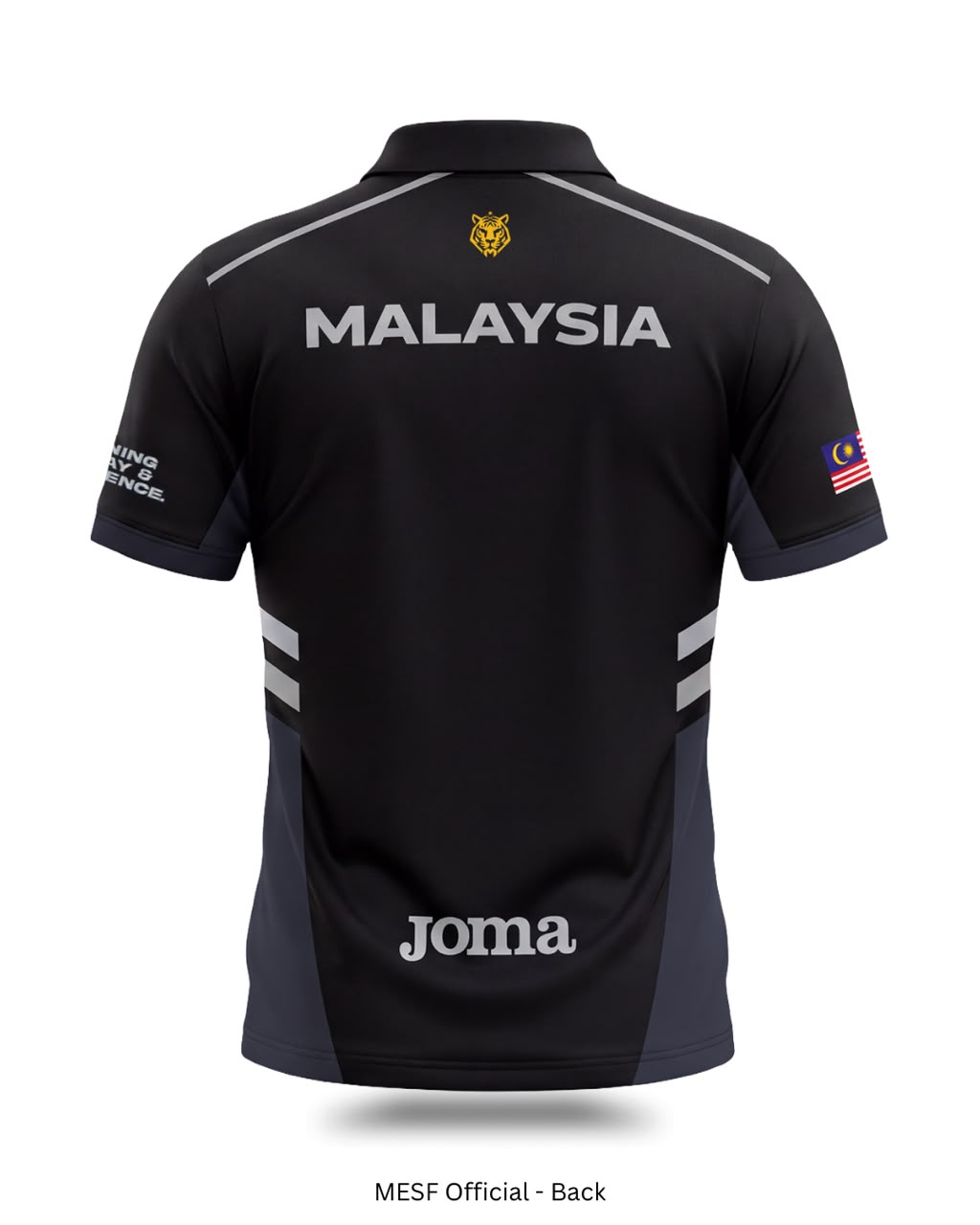 Joma x MESF (Malaysia E-Sports Federation) Official/Coaches Jersey 2026 - Black