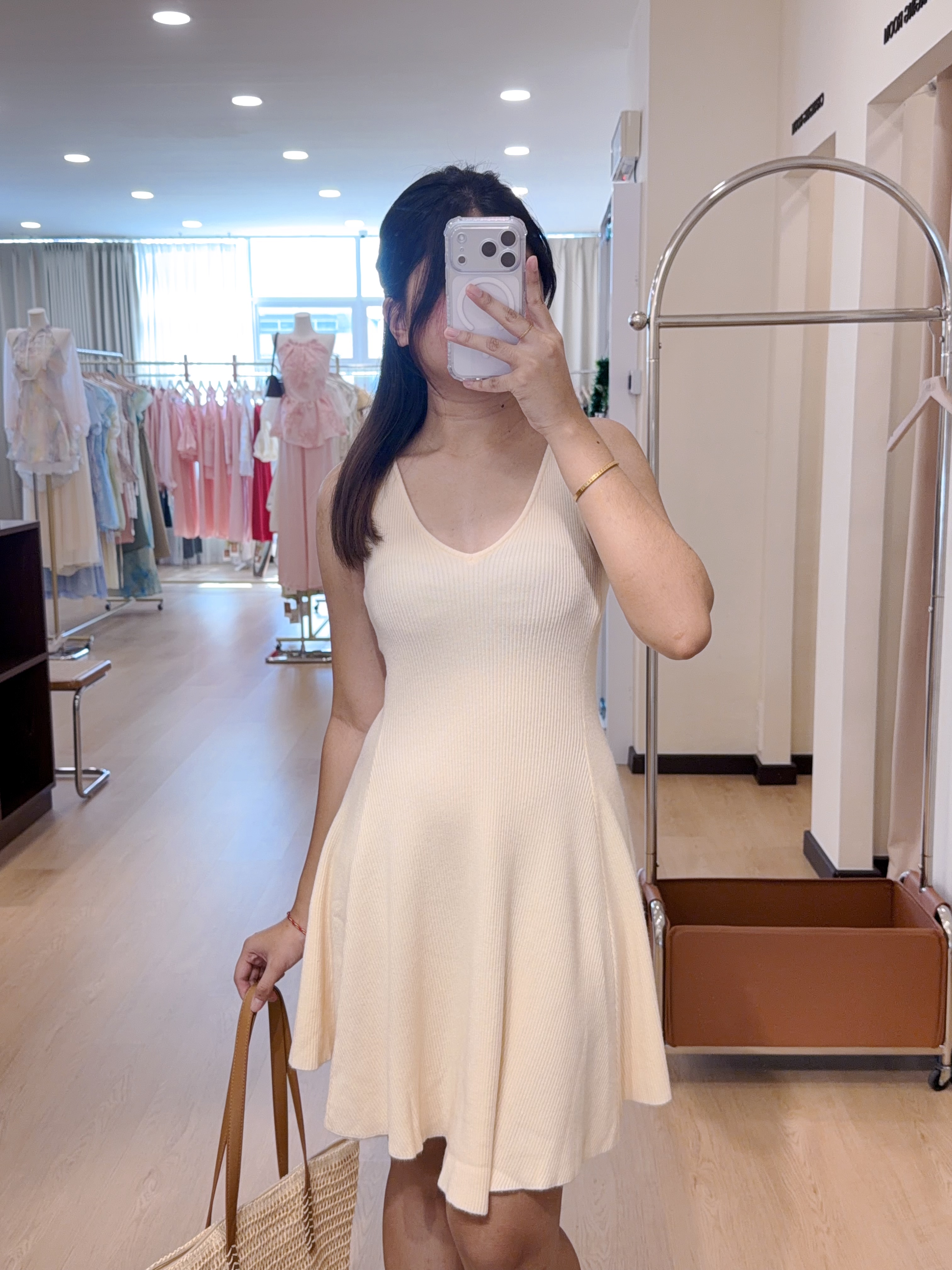 0430吊带针织连身裙