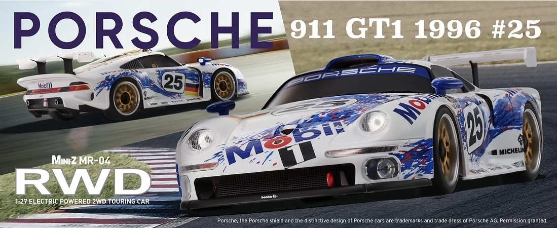 預購Pre-Order Porsche 911 GT1 1996 #25